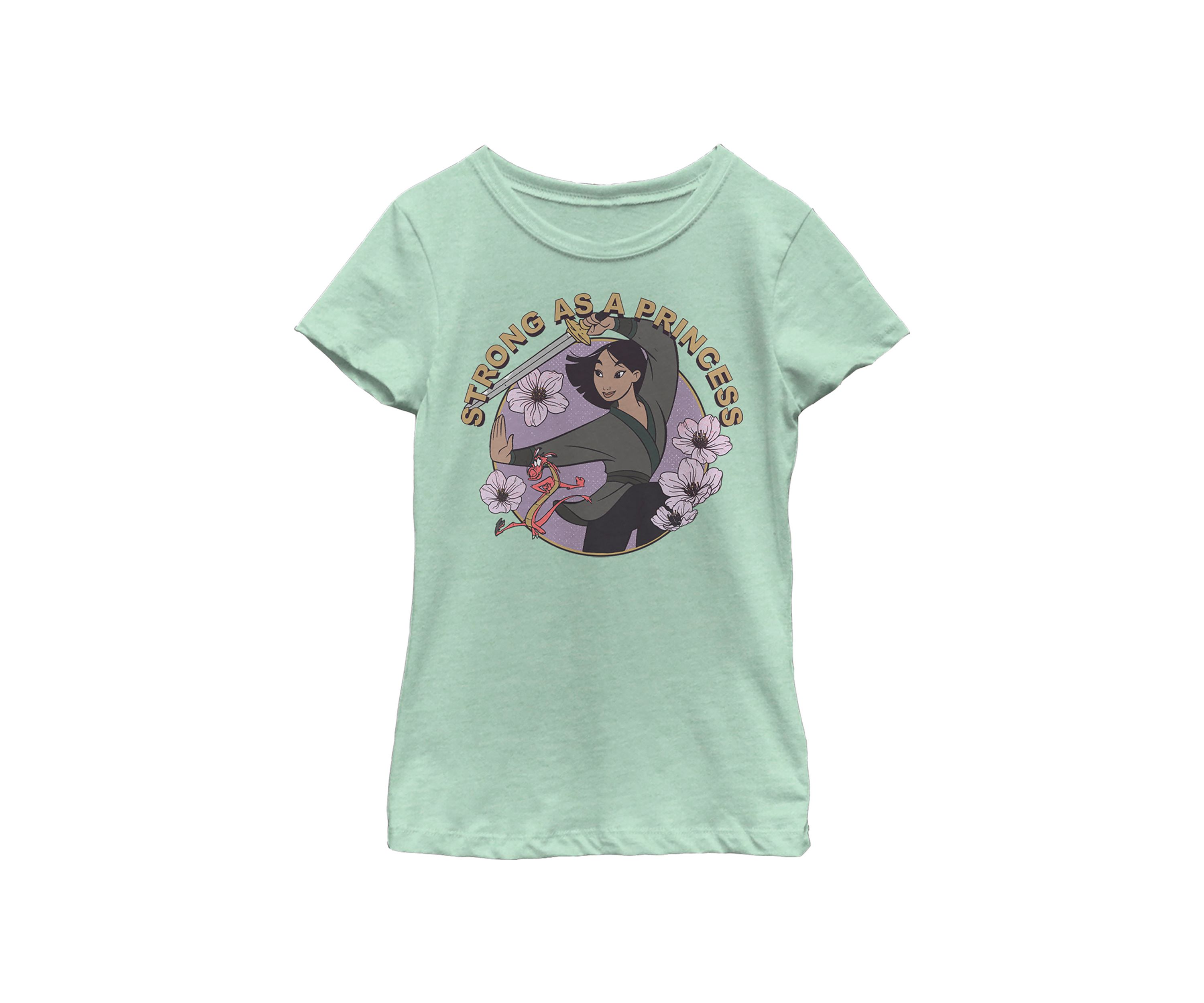 Girls 4-6x Mulan Fight Like A Princess Graphic T-Shirt