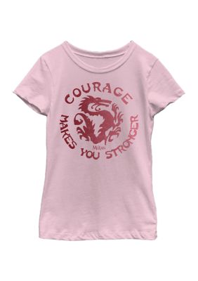 Disney Princess Girls 4-6x Courage Graphic T-Shirt, Pink, XSmall