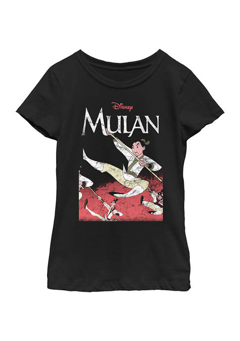 Disney Princess Girls 7-16 Mulan Frame Graphic T-Shirt