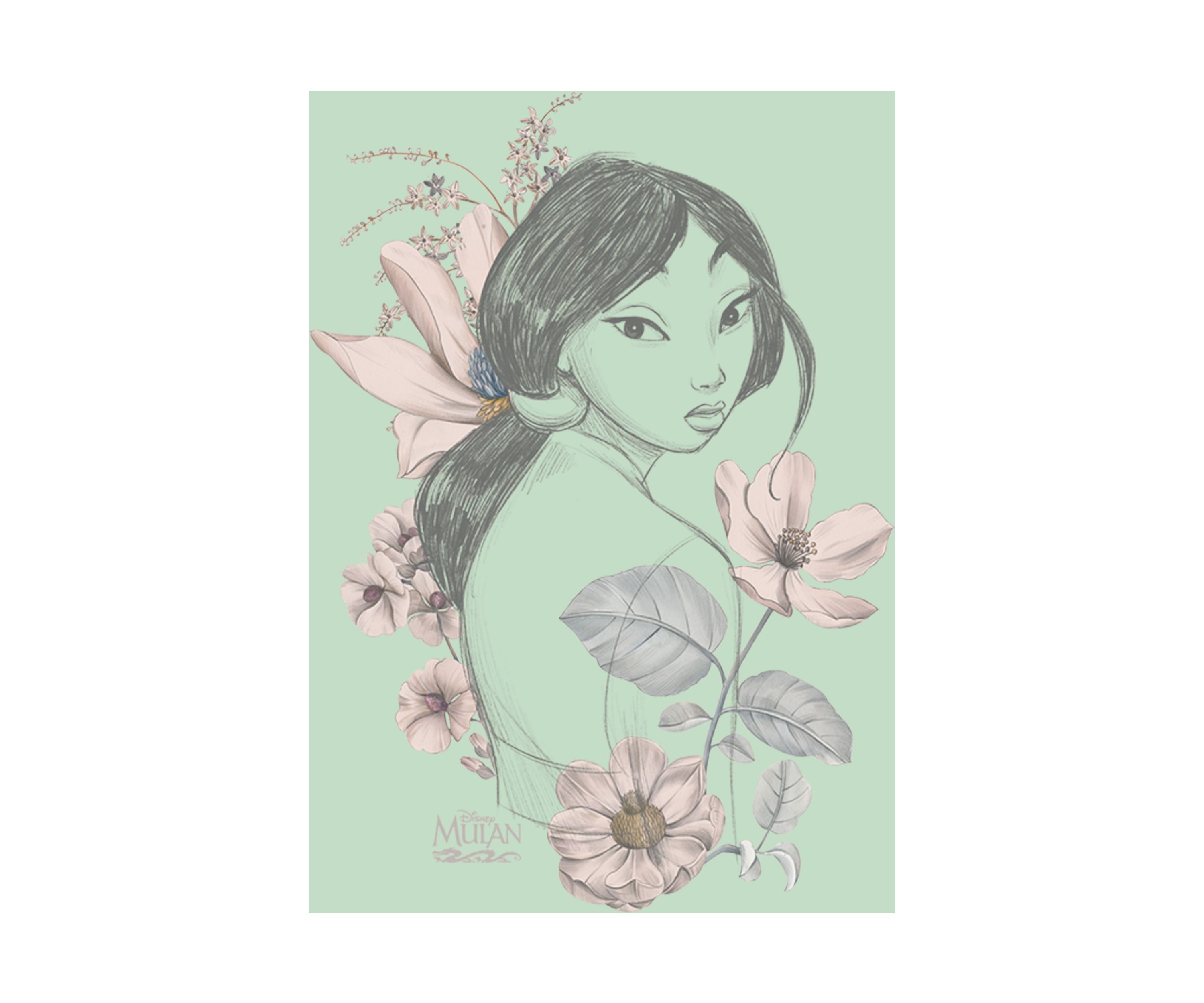 Mulan Magnolia Graphic T-Shirt
