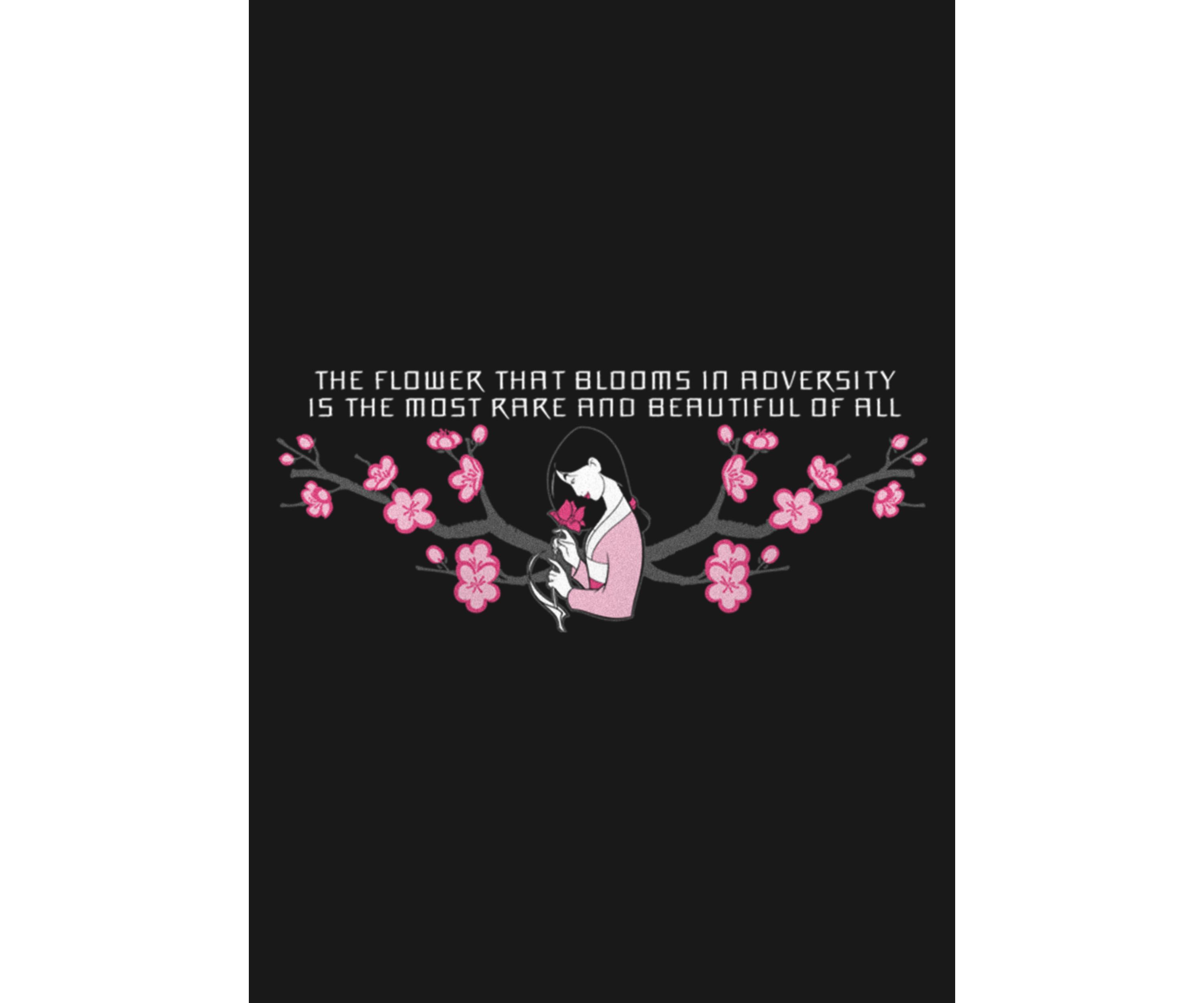 Flower Adversity Graphic T-Shirt