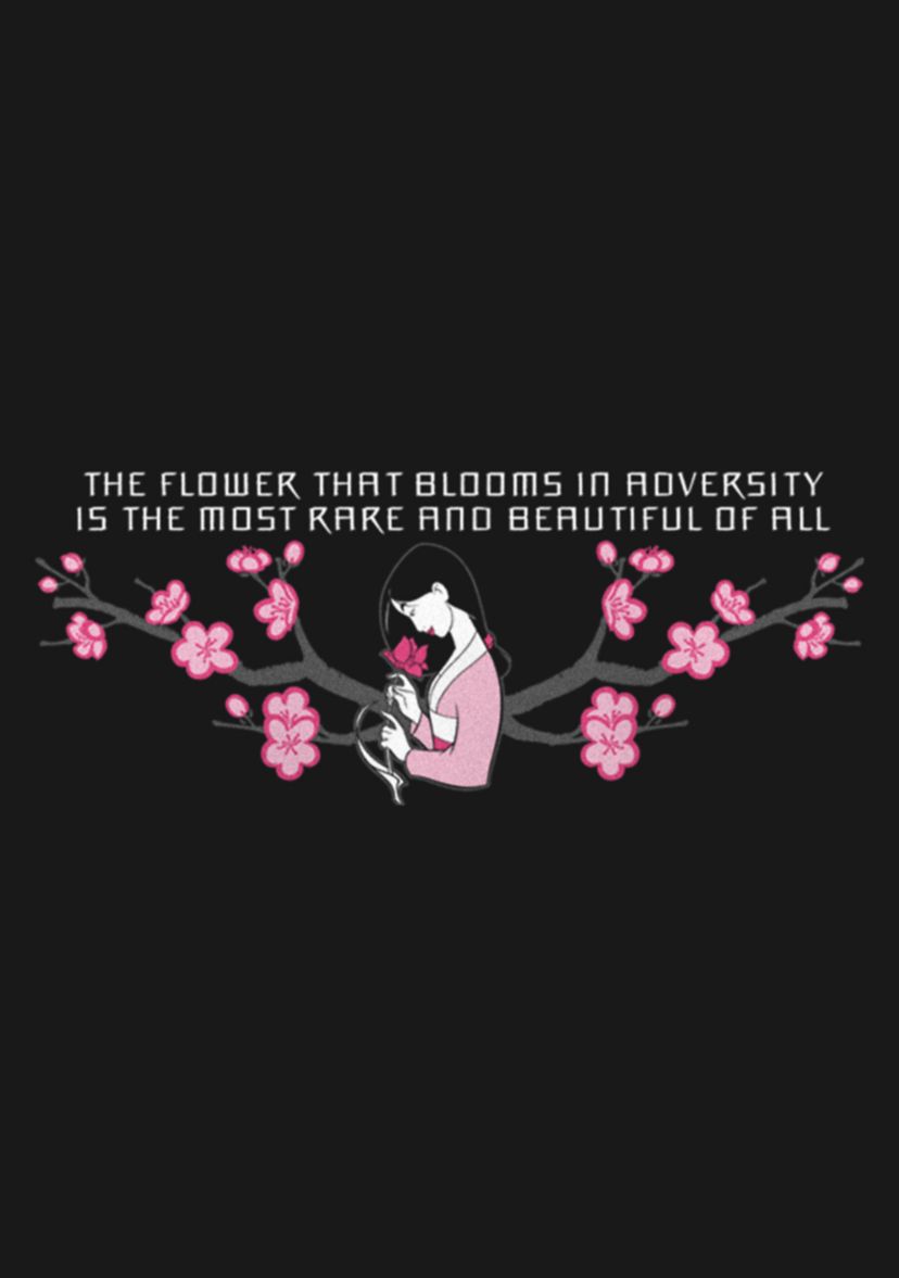 Flower Adversity Graphic T-Shirt