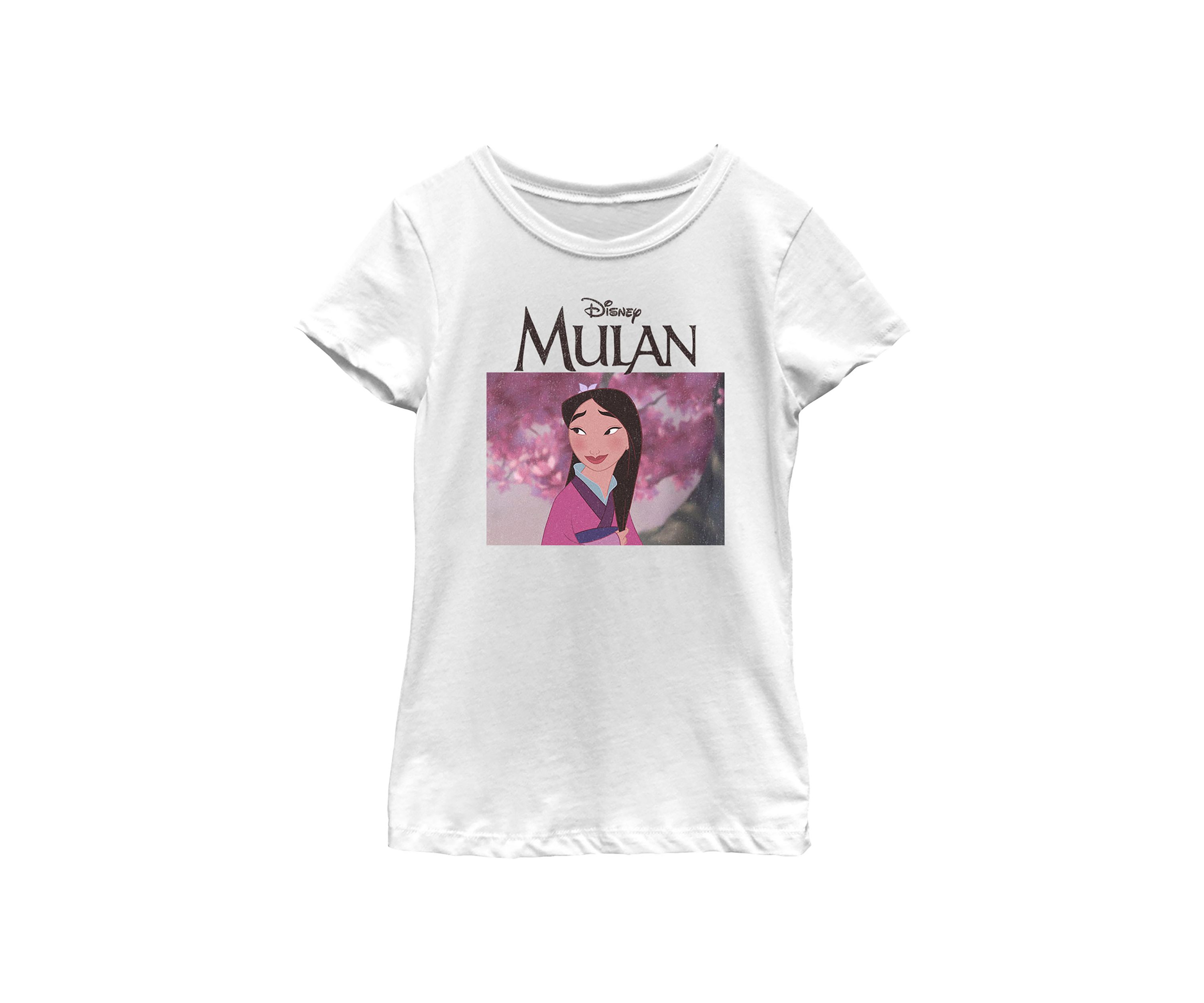 Simple Sakura Mulan Graphic T-Shirt