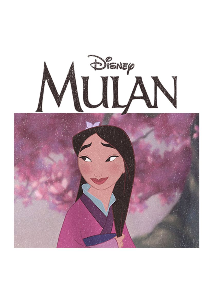 Simple Sakura Mulan Graphic T-Shirt