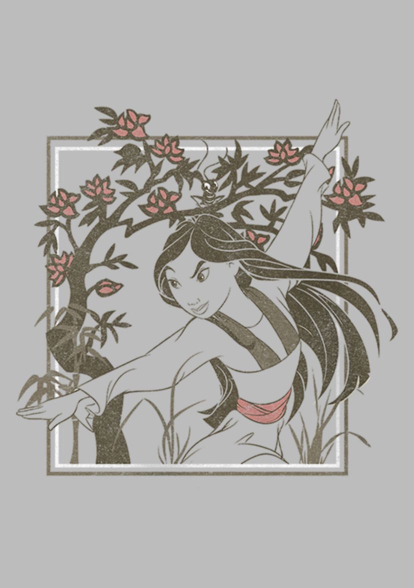 Mulan Frame No Txt Graphic T-Shirt