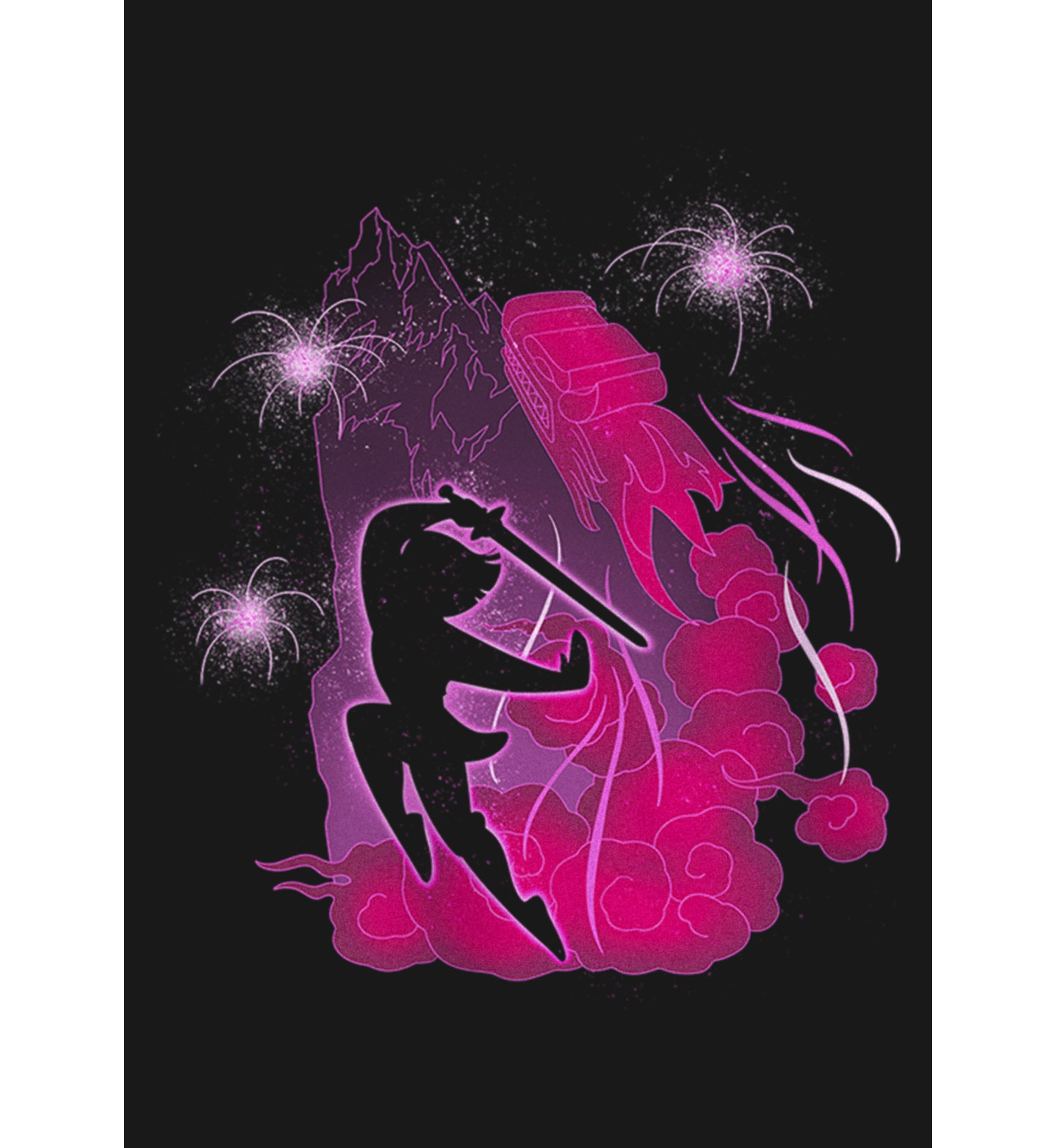 Glowing Mulan Graphic T-Shirt