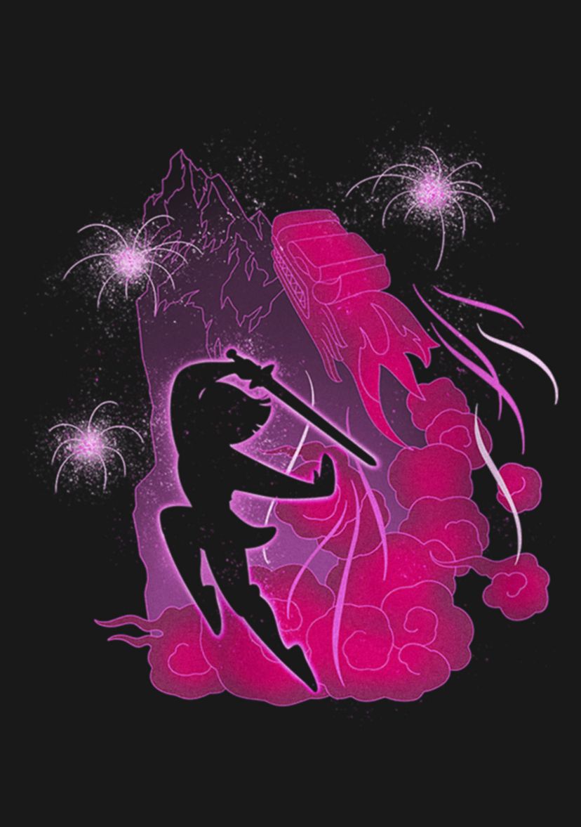 Glowing Mulan Graphic T-Shirt