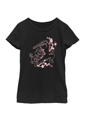 Disney Princess Kids Mulan Glowing Blossoms Graphic T-Shirt
