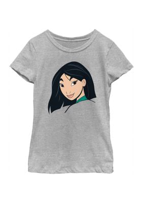 Disney Princess Kids Mulan Head Graphic T-Shirt