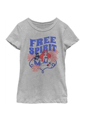 Disney Princess Kids Nautical Americana Graphic T-Shirt