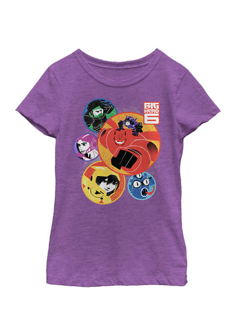 Big Hero 6 Girls 4-6x Rounders Graphic T-Shirt