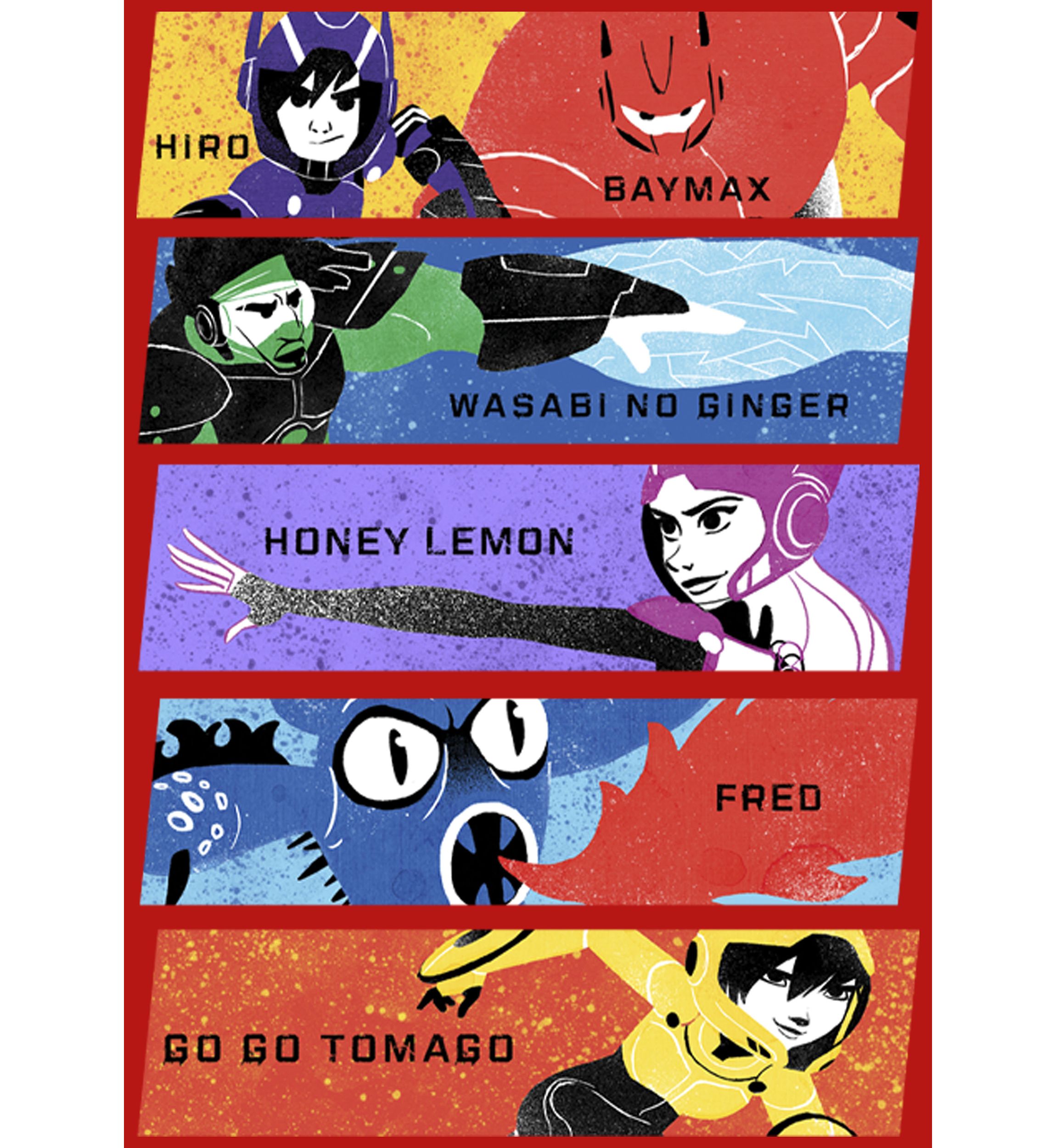 Girls 4-6x  Hiros Heroes Graphic T-Shirt