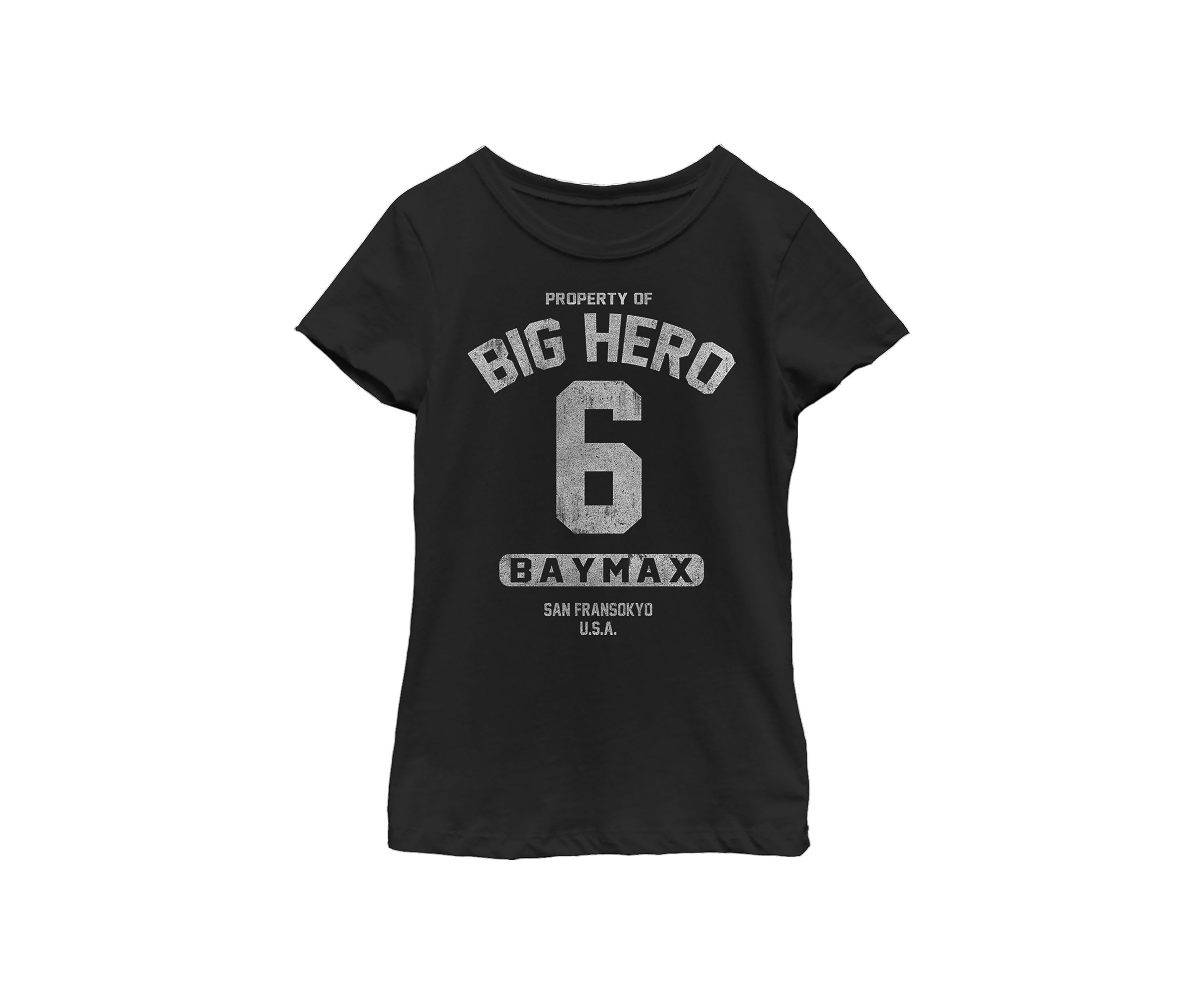 Girls 4-6x  Baymax Property Graphic T-Shirt