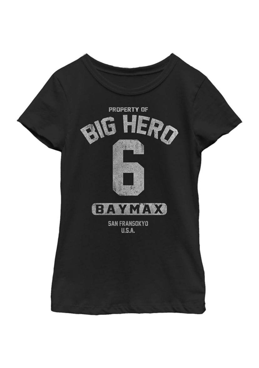 Girls 4-6x  Baymax Property Graphic T-Shirt
