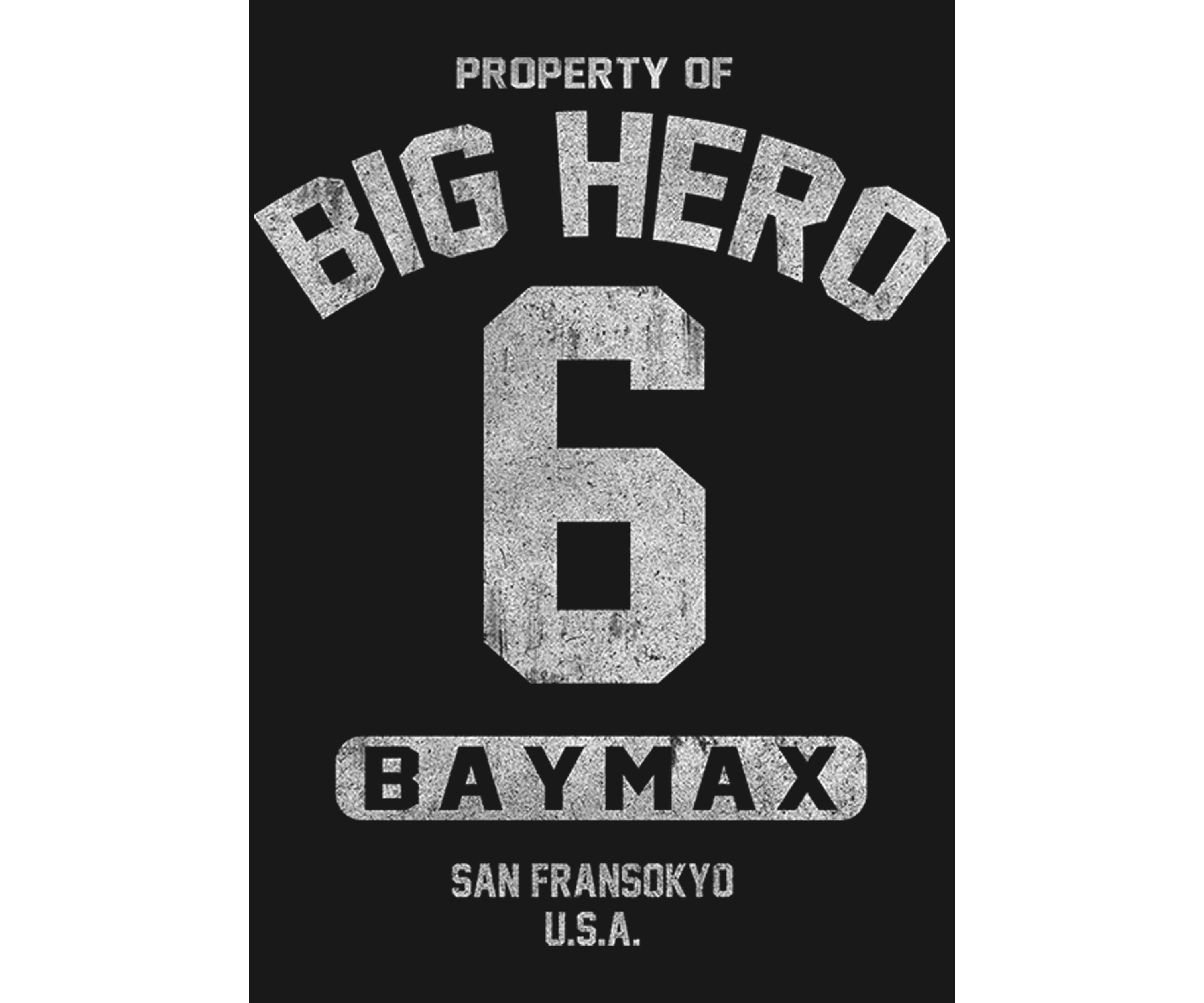 Girls 4-6x  Baymax Property Graphic T-Shirt