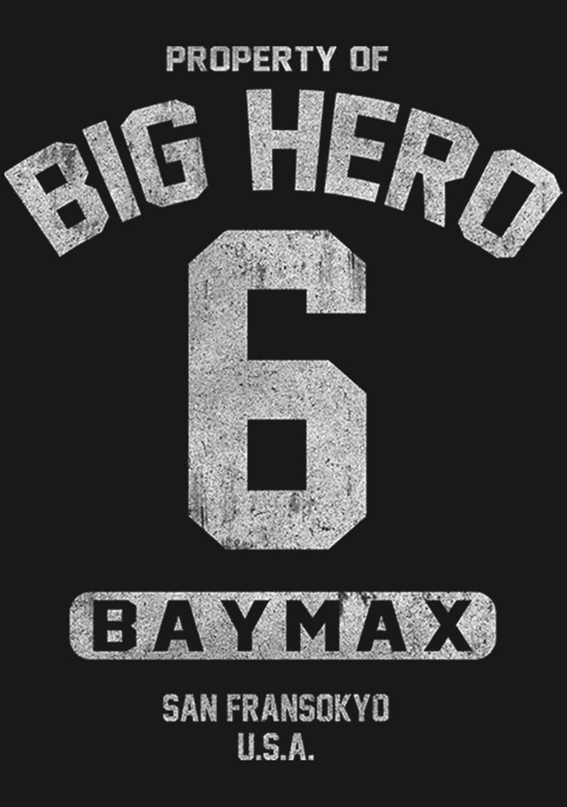 Girls 4-6x  Baymax Property Graphic T-Shirt