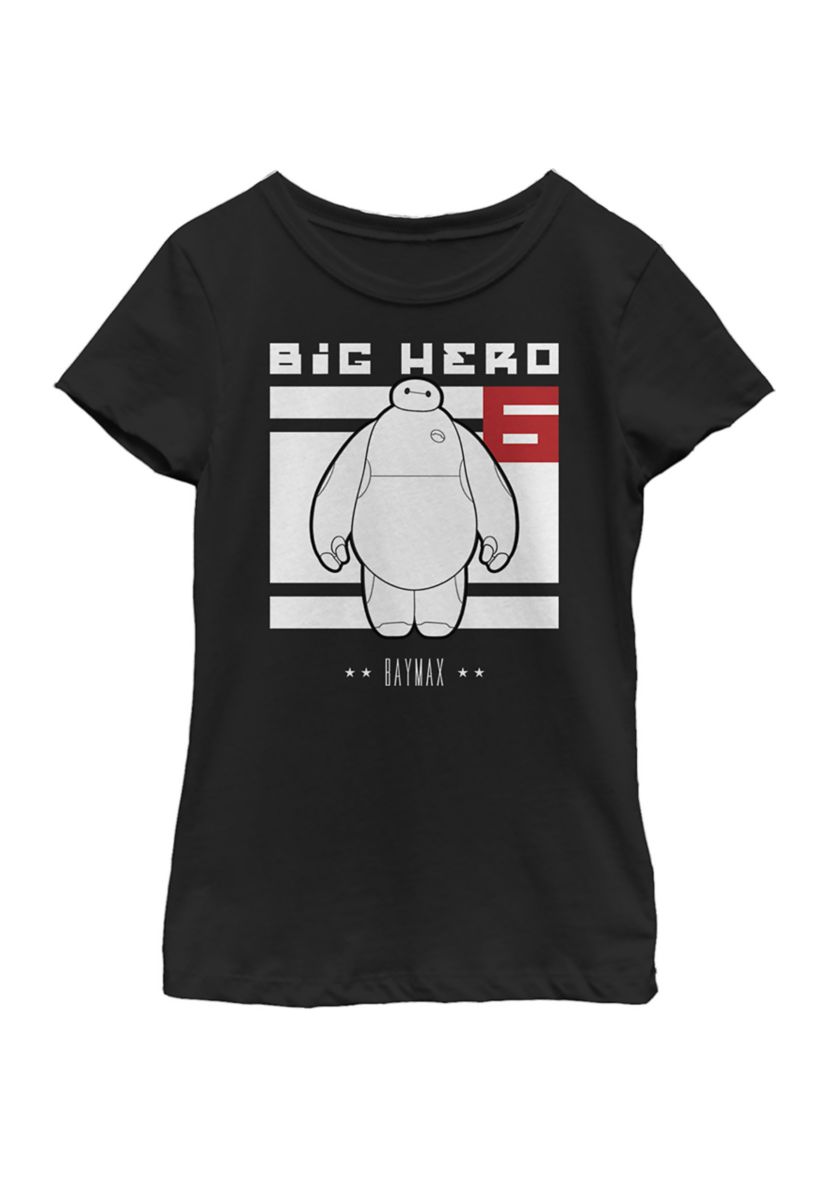 Girls 4-6x  Baymax Block Graphic T-Shirt