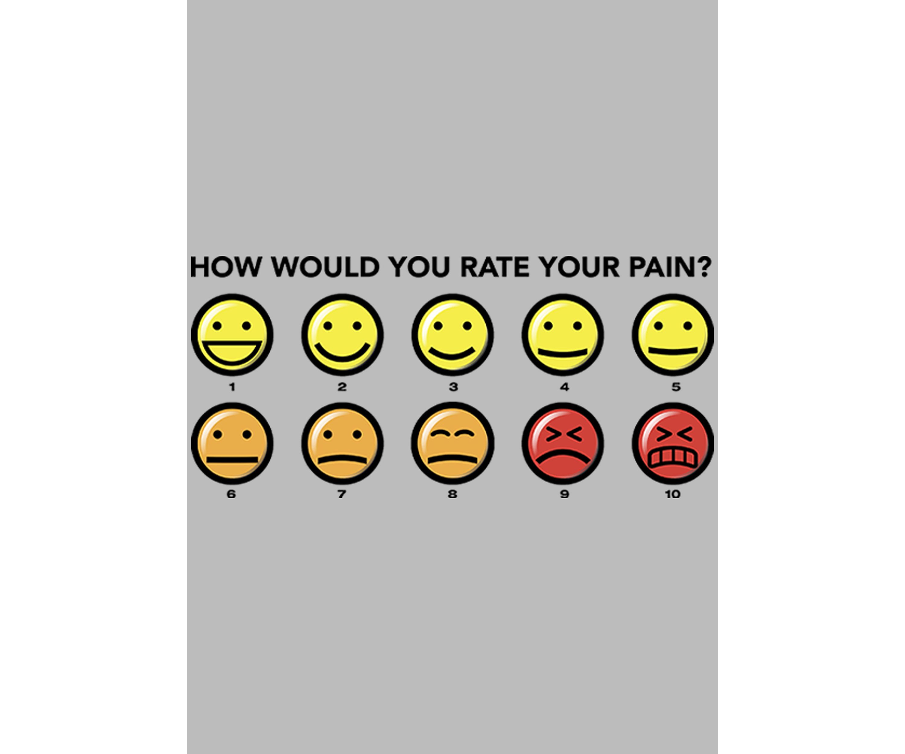 Girls 4-6x  Pain Rating Graphic T-Shirt