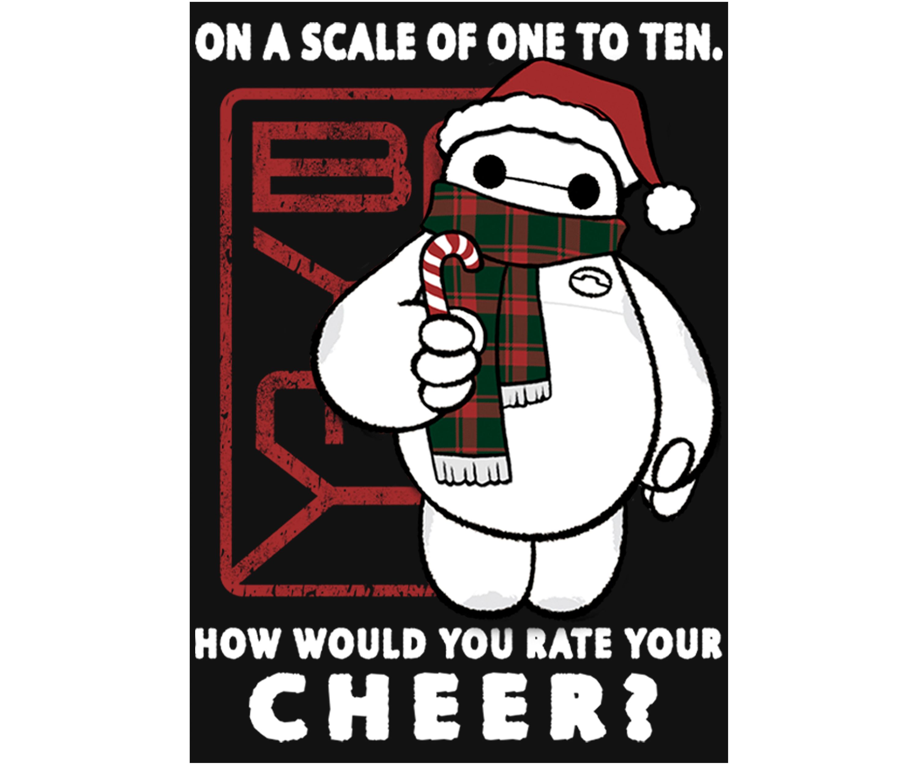 Girls 4-6x  Baymax Cheer Scale Graphic T-Shirt
