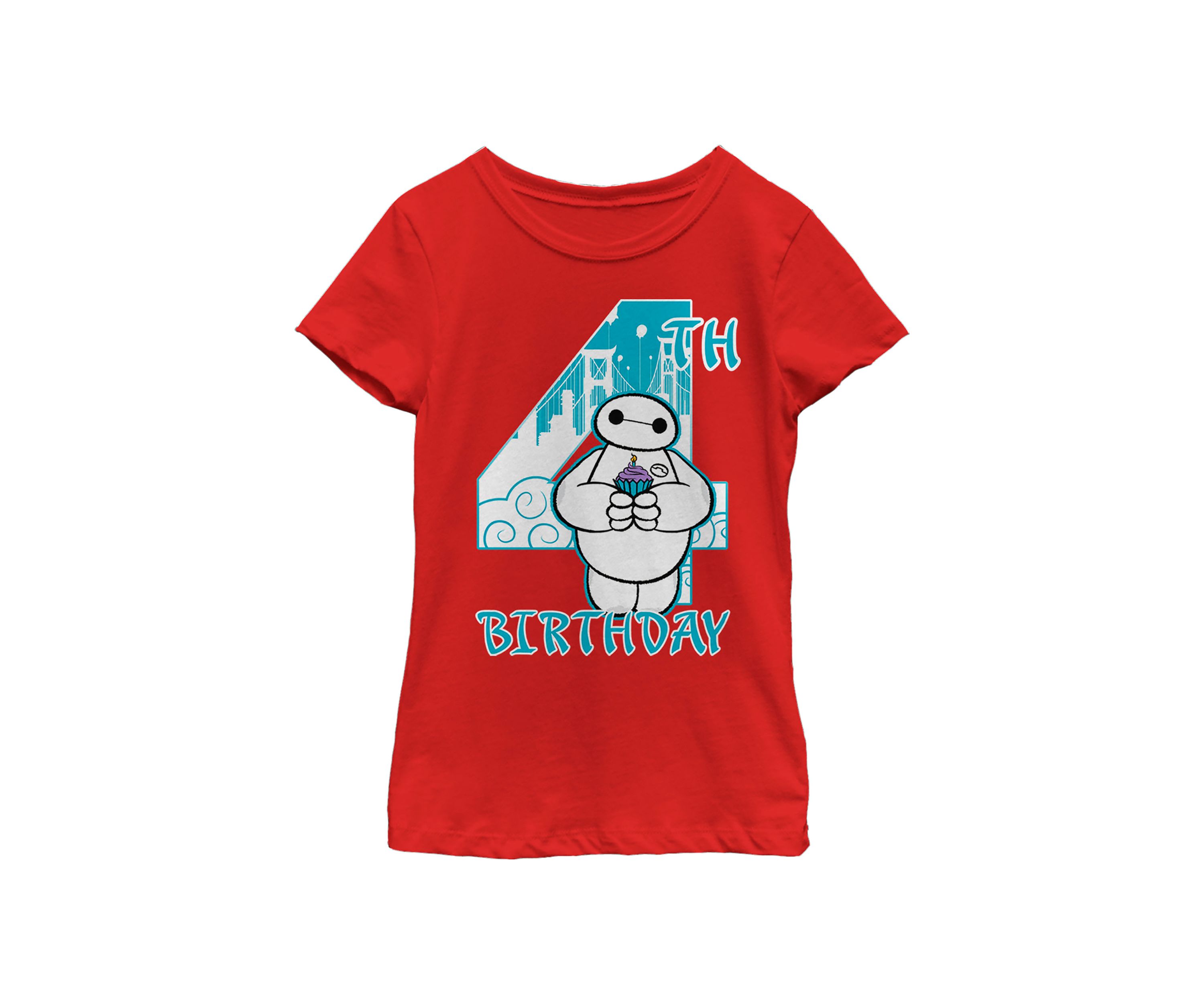 Girls 4-6x Baymax 4 Years Graphic T-Shirt