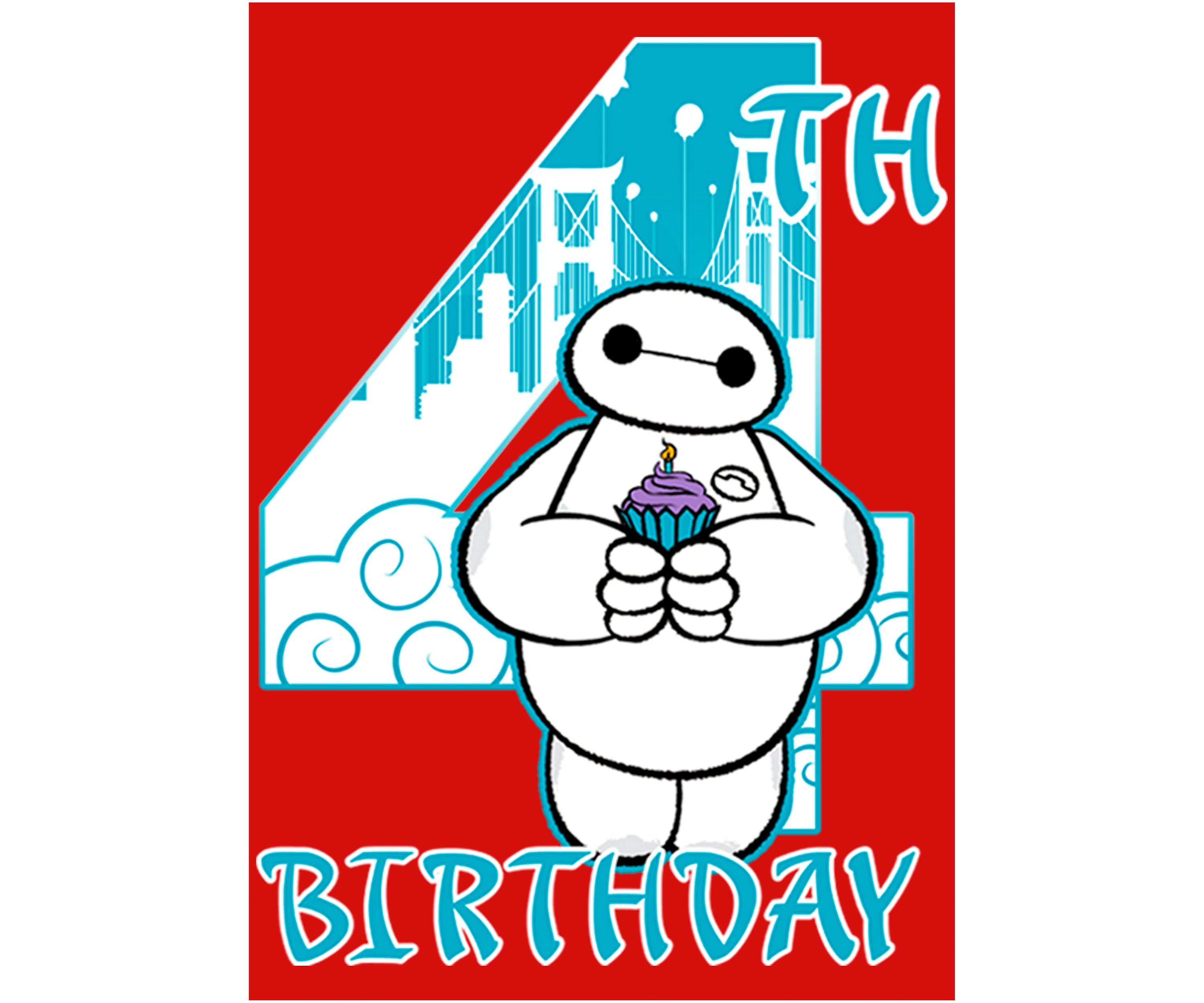 Girls 4-6x Baymax 4 Years Graphic T-Shirt