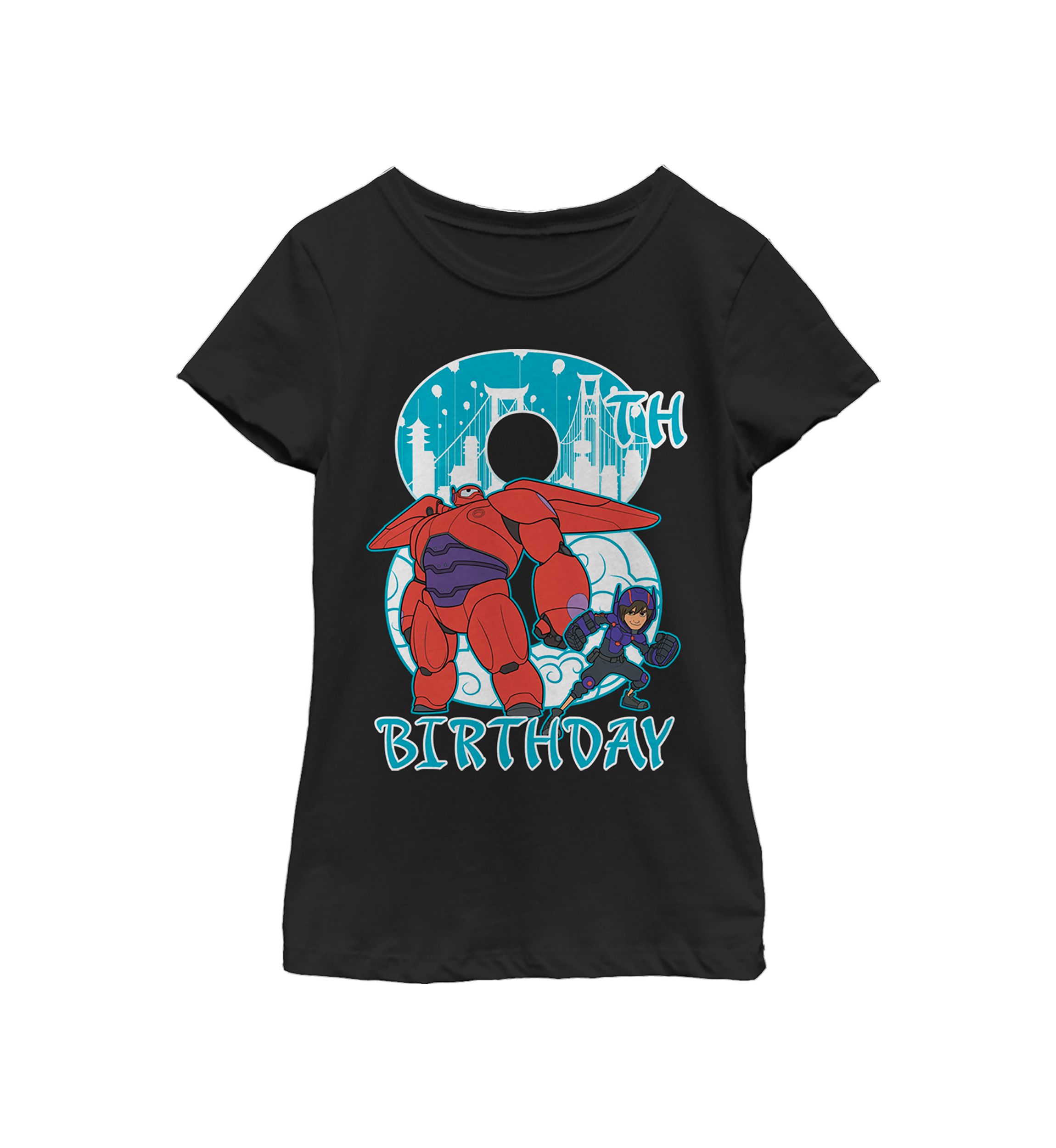 Girls 4-6x Baymax 8 Years Graphic T-Shirt