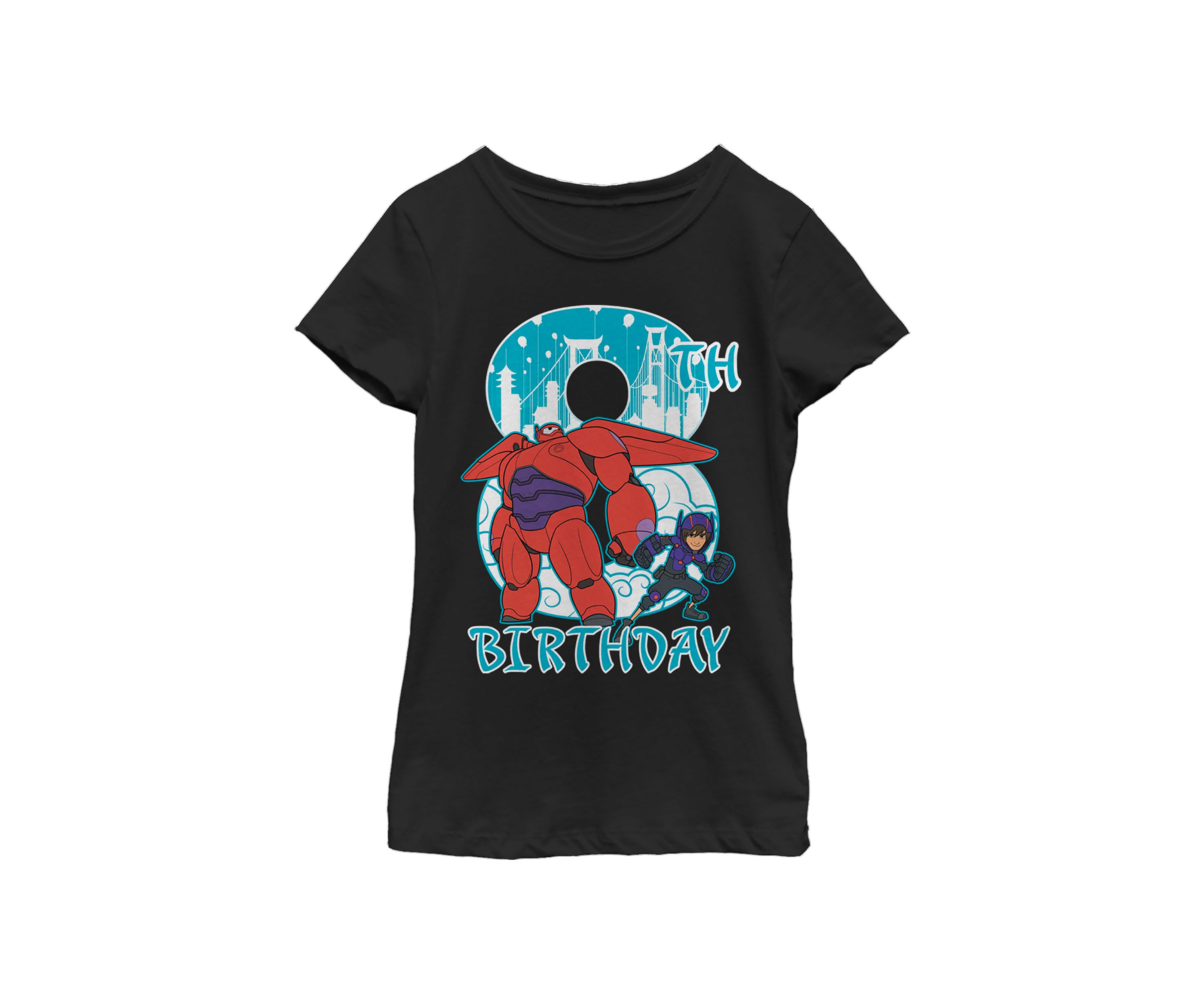 Girls 4-6x Baymax 8 Years Graphic T-Shirt