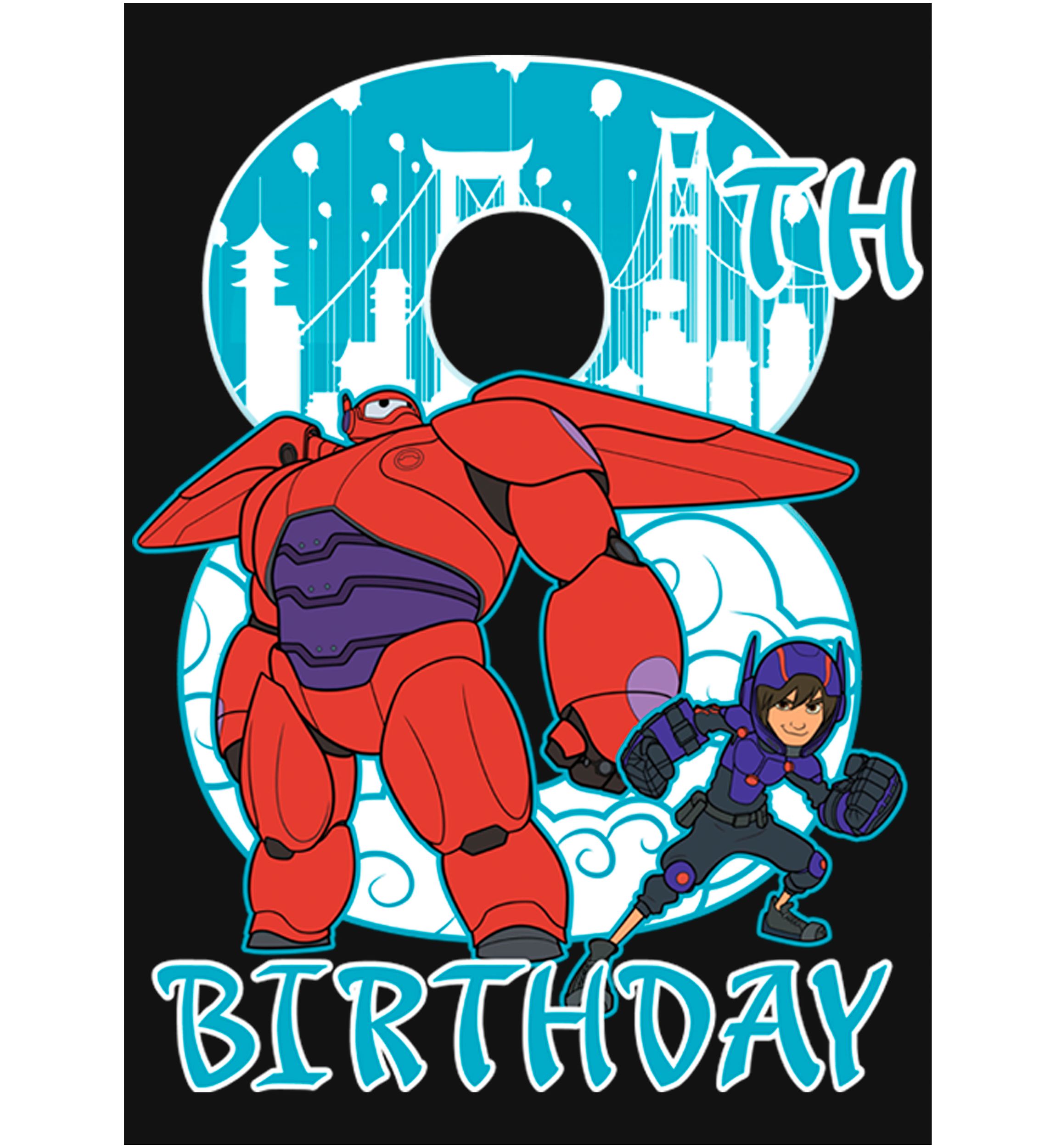 Girls 4-6x Baymax 8 Years Graphic T-Shirt