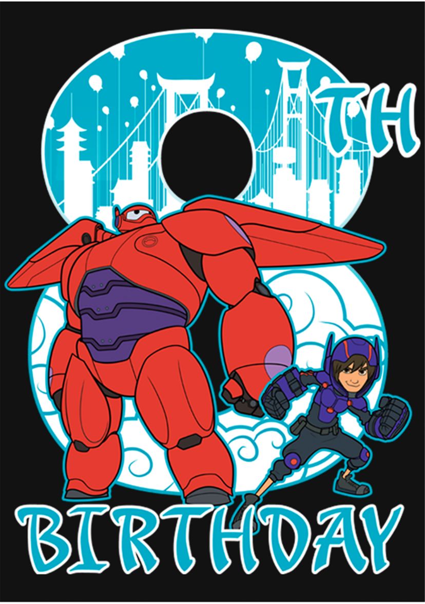 Girls 4-6x Baymax 8 Years Graphic T-Shirt