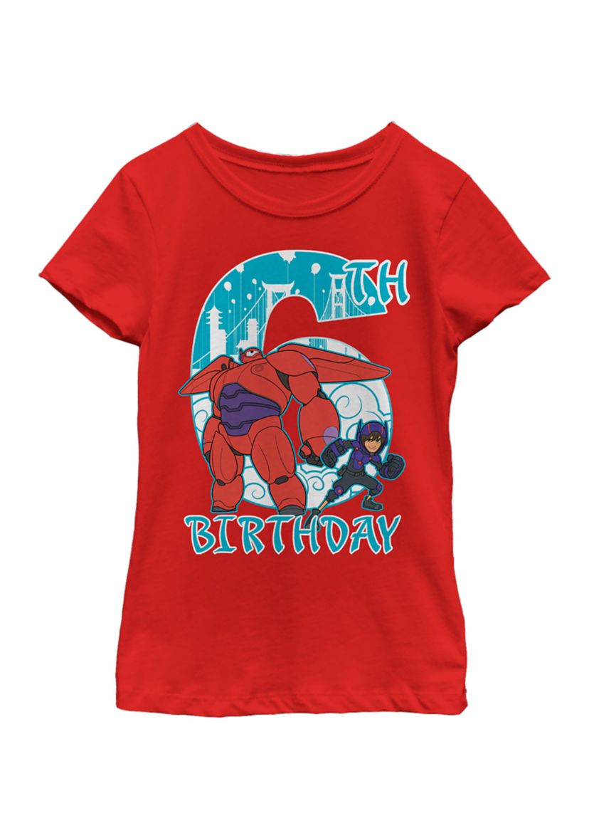 Girls 4-6x Baymax 6 Years Graphic T-Shirt