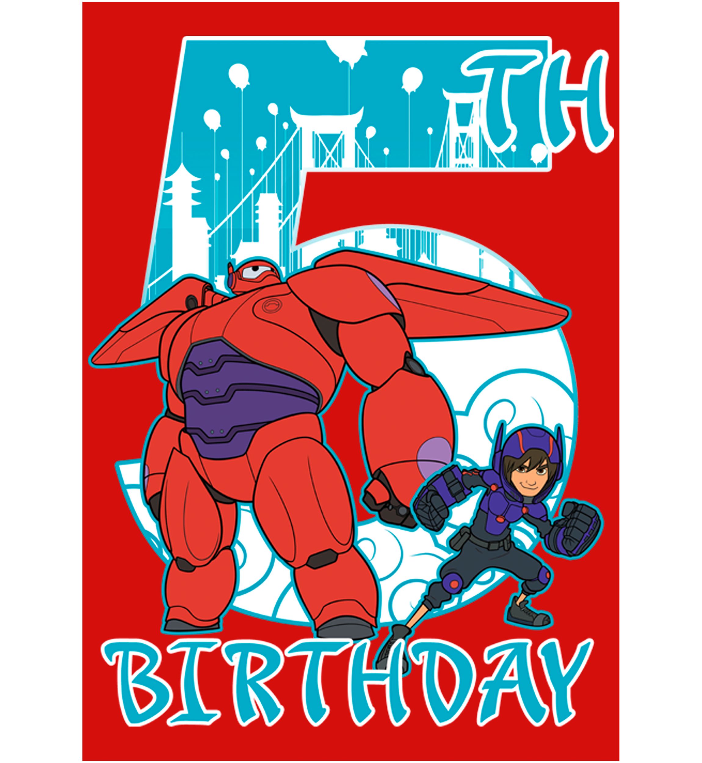 Girls 4-6x Baymax 5 Years Graphic T-Shirt
