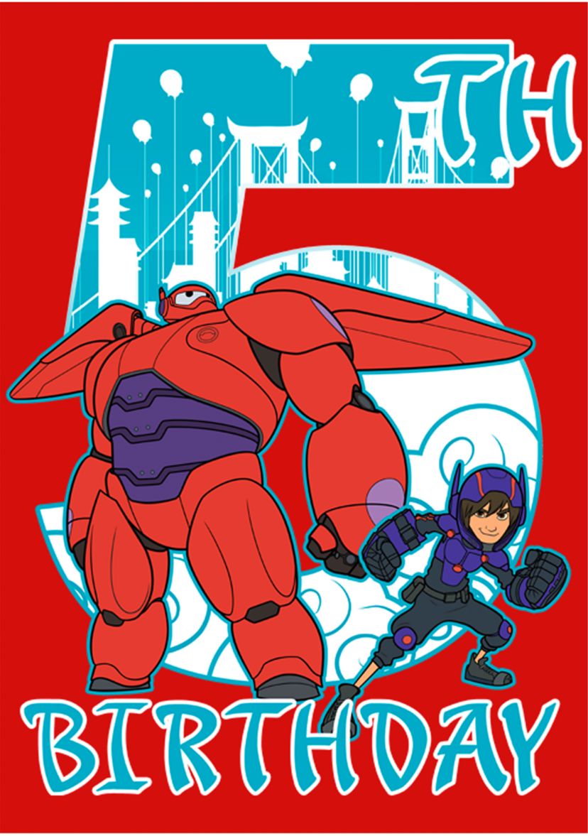 Girls 4-6x Baymax 5 Years Graphic T-Shirt