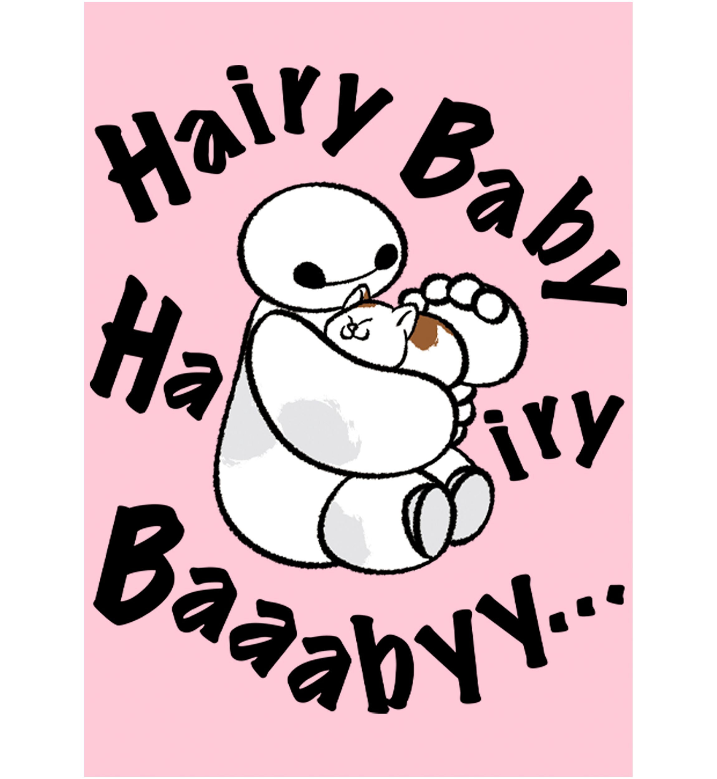 Girls 4-6x  Hairy Baby Graphic T-Shirt