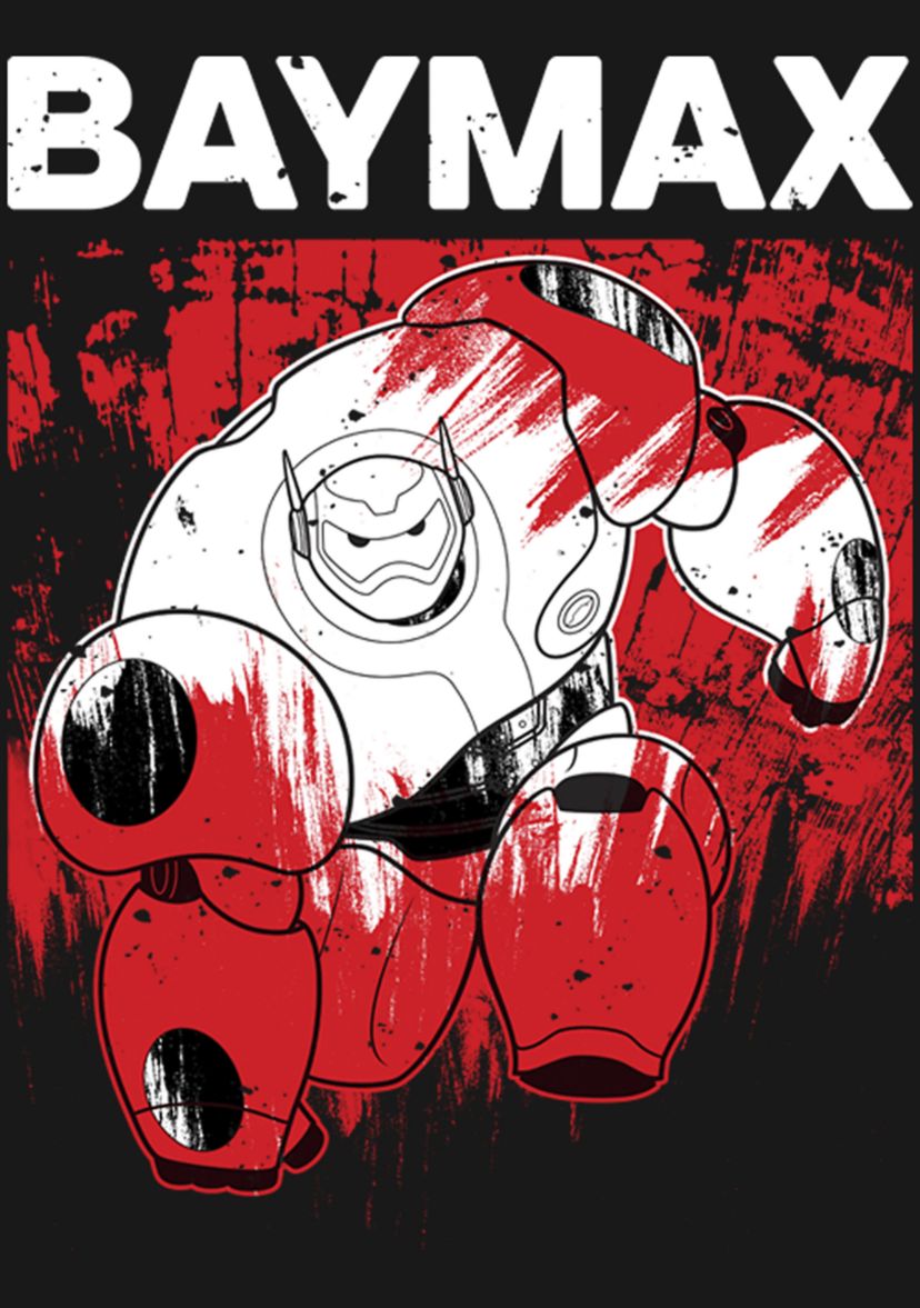 Girls 4-6x  Baymax Effect Graphic T-Shirt