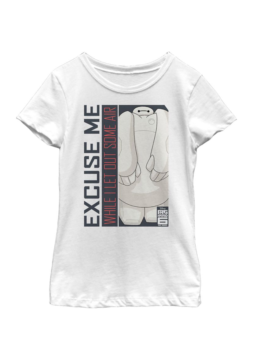 Girls 4-6x  Excuse Me Graphic Top