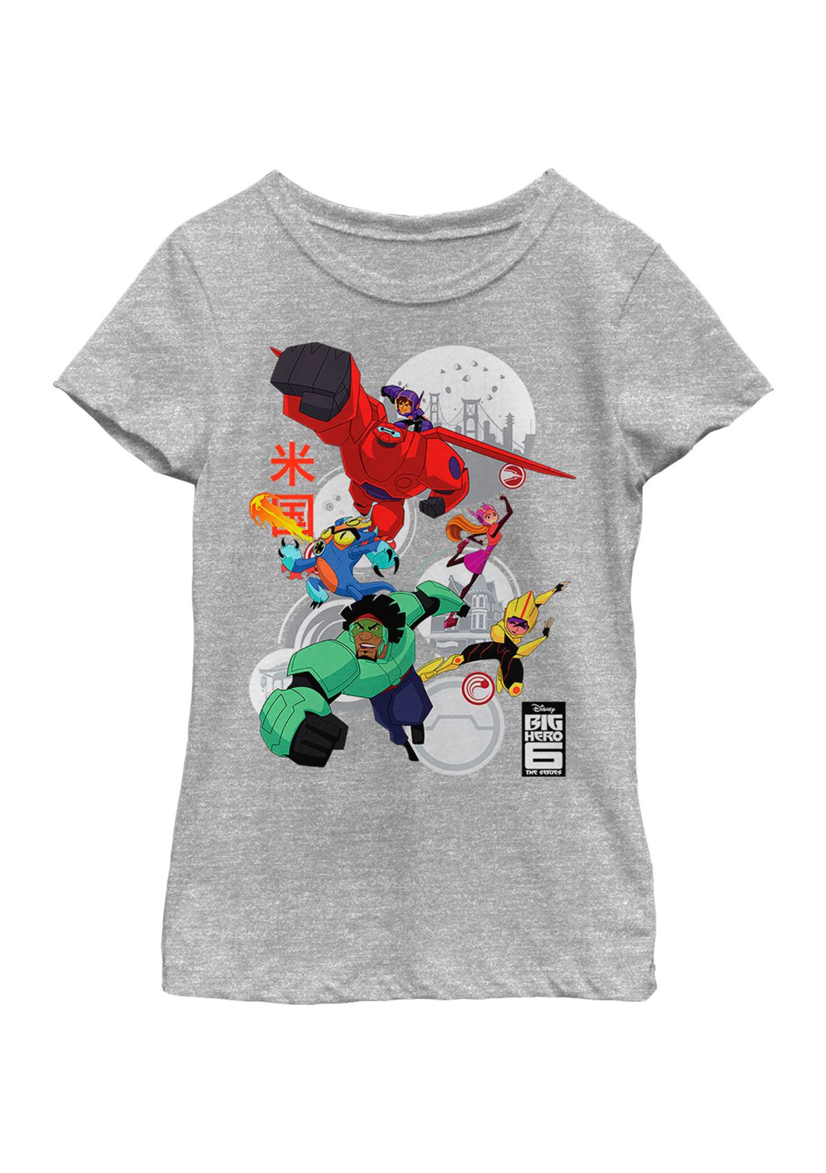 Girls 4-6x  Robo Team Graphic Top