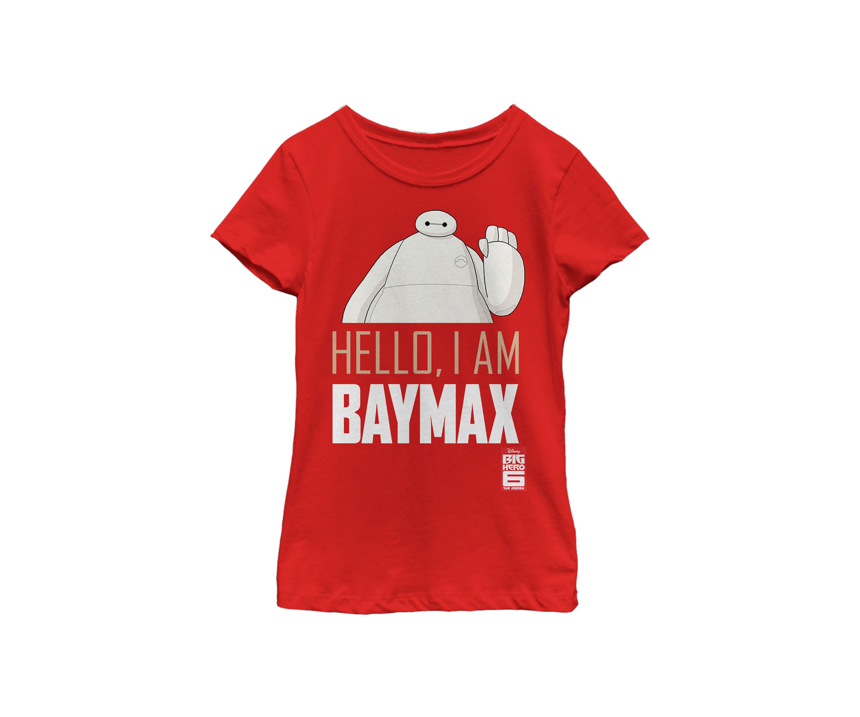 Girls 4-6x  Hello Baymax Graphic Top