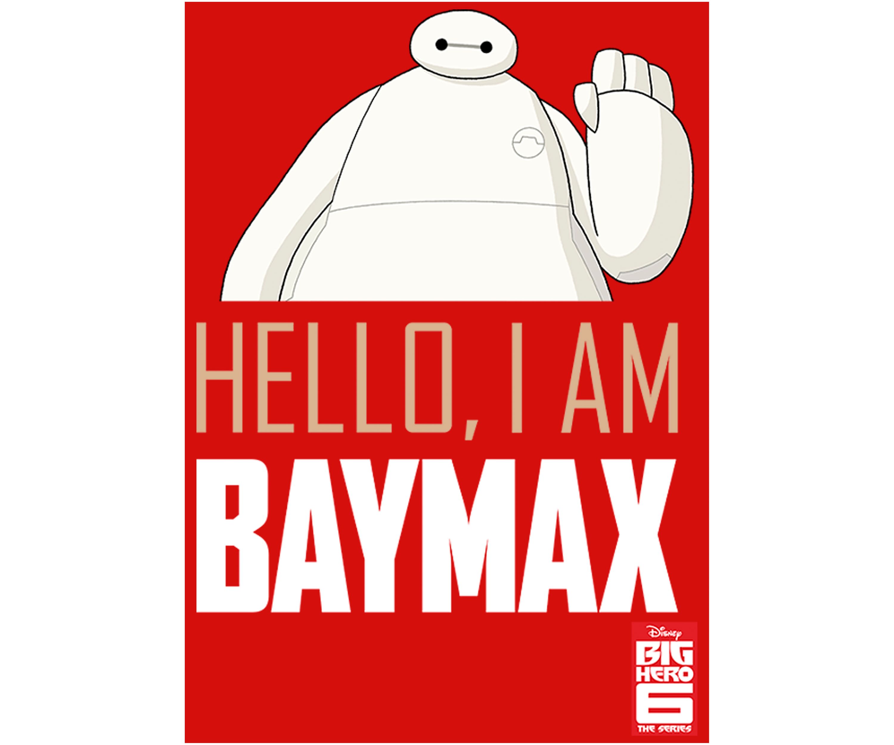 Girls 4-6x  Hello Baymax Graphic Top