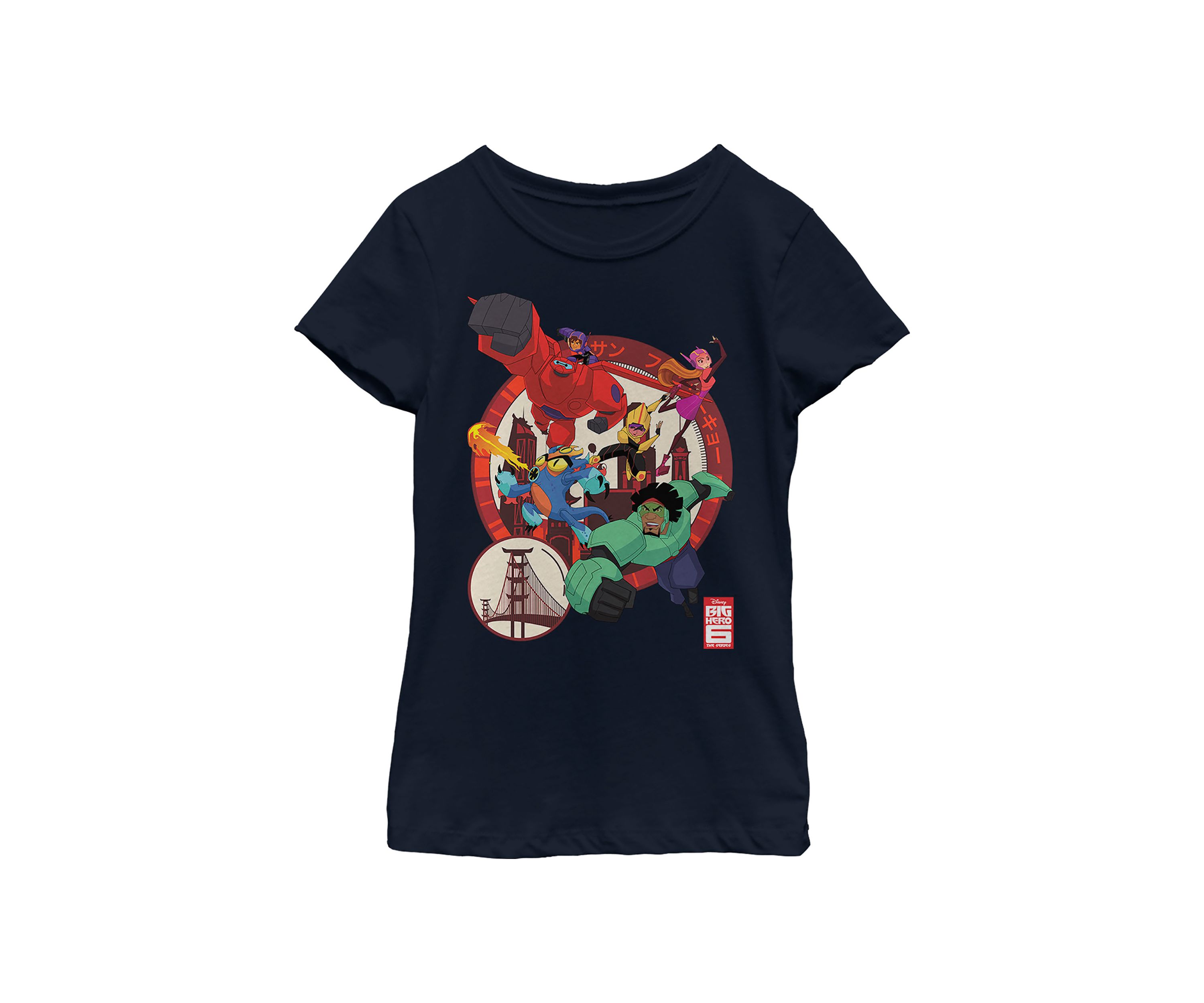 Girls 4-6x  Circle Team Graphic Top