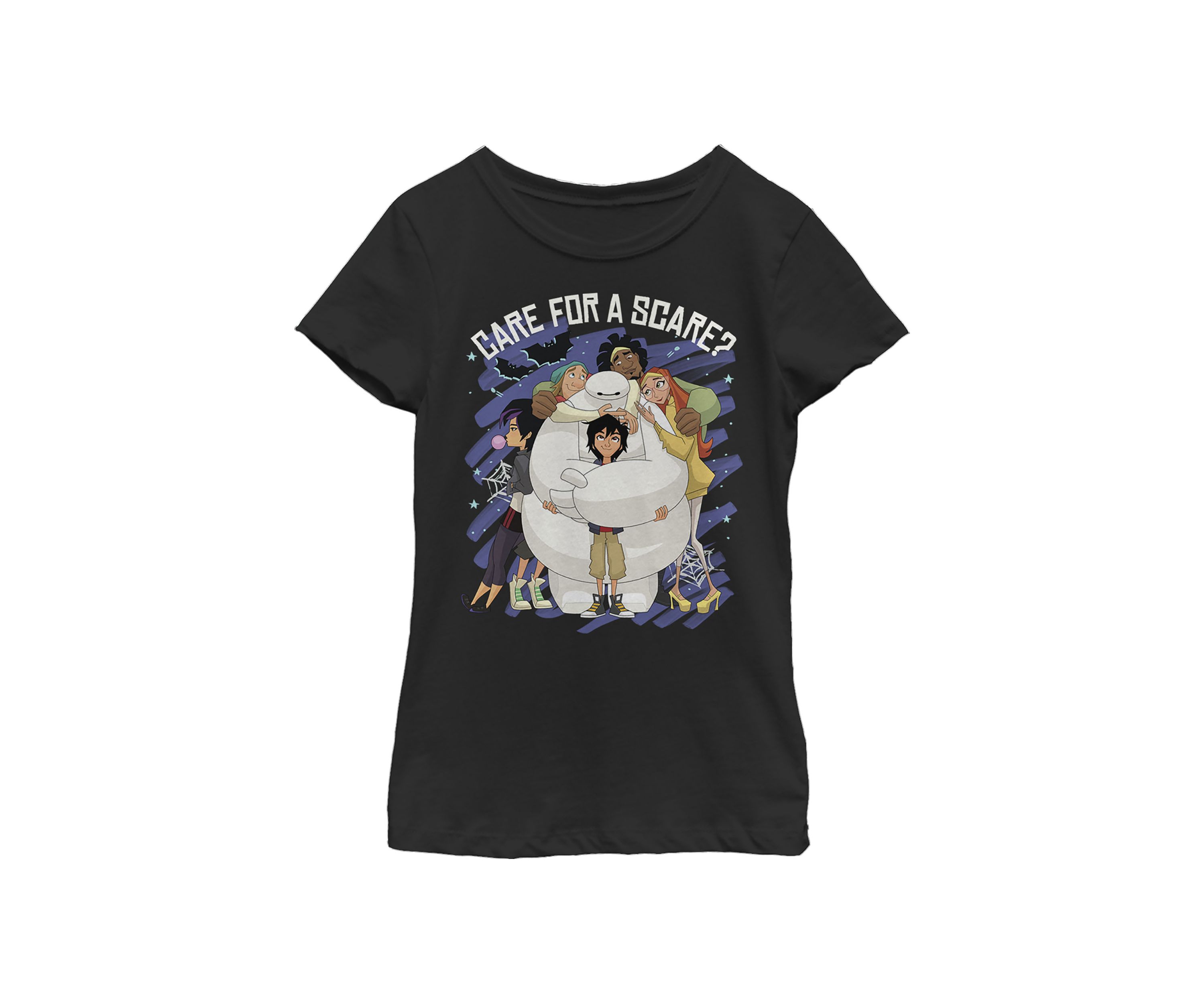 Girls 4-6x  Scare Baymax Graphic Top