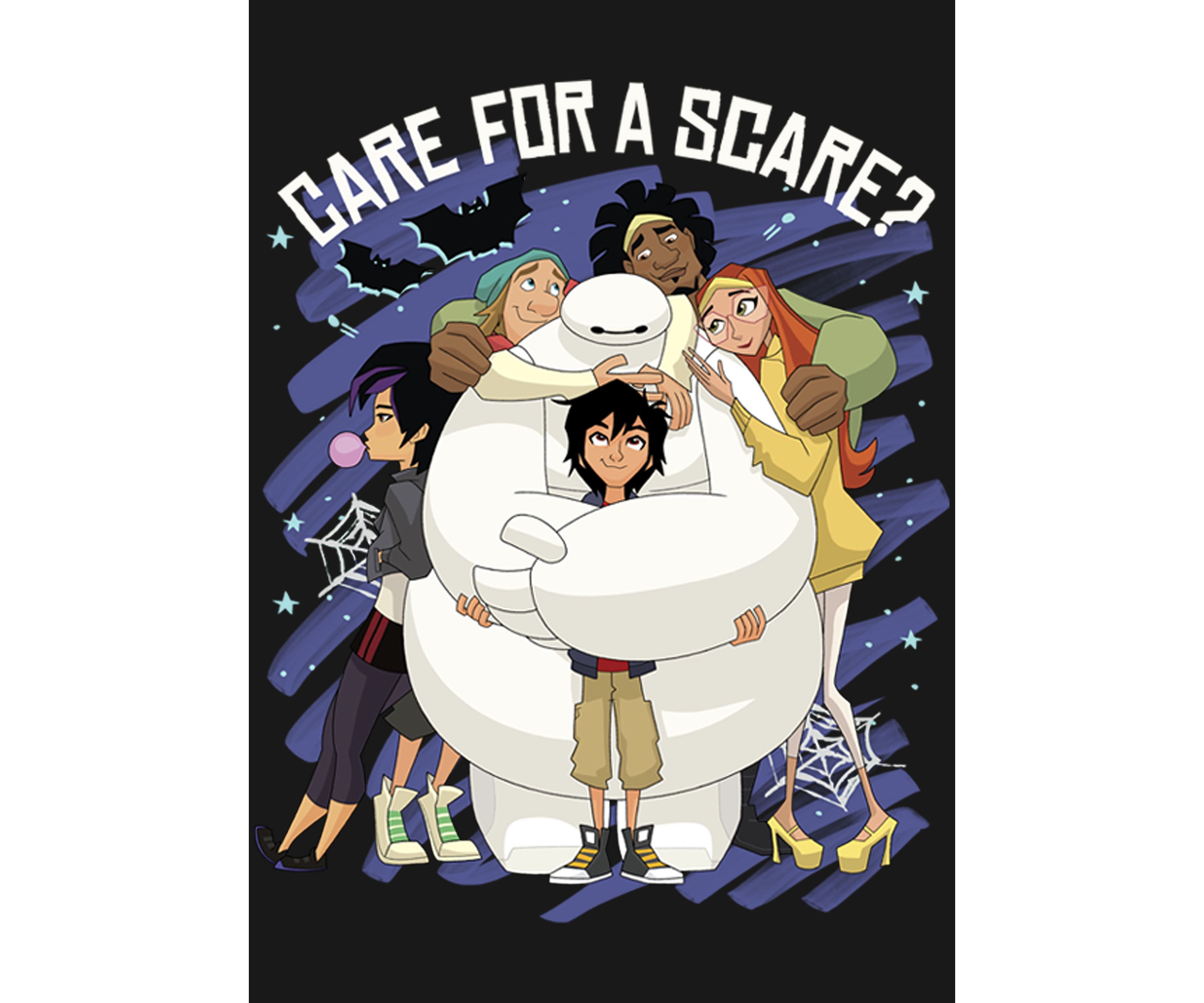 Girls 4-6x  Scare Baymax Graphic Top
