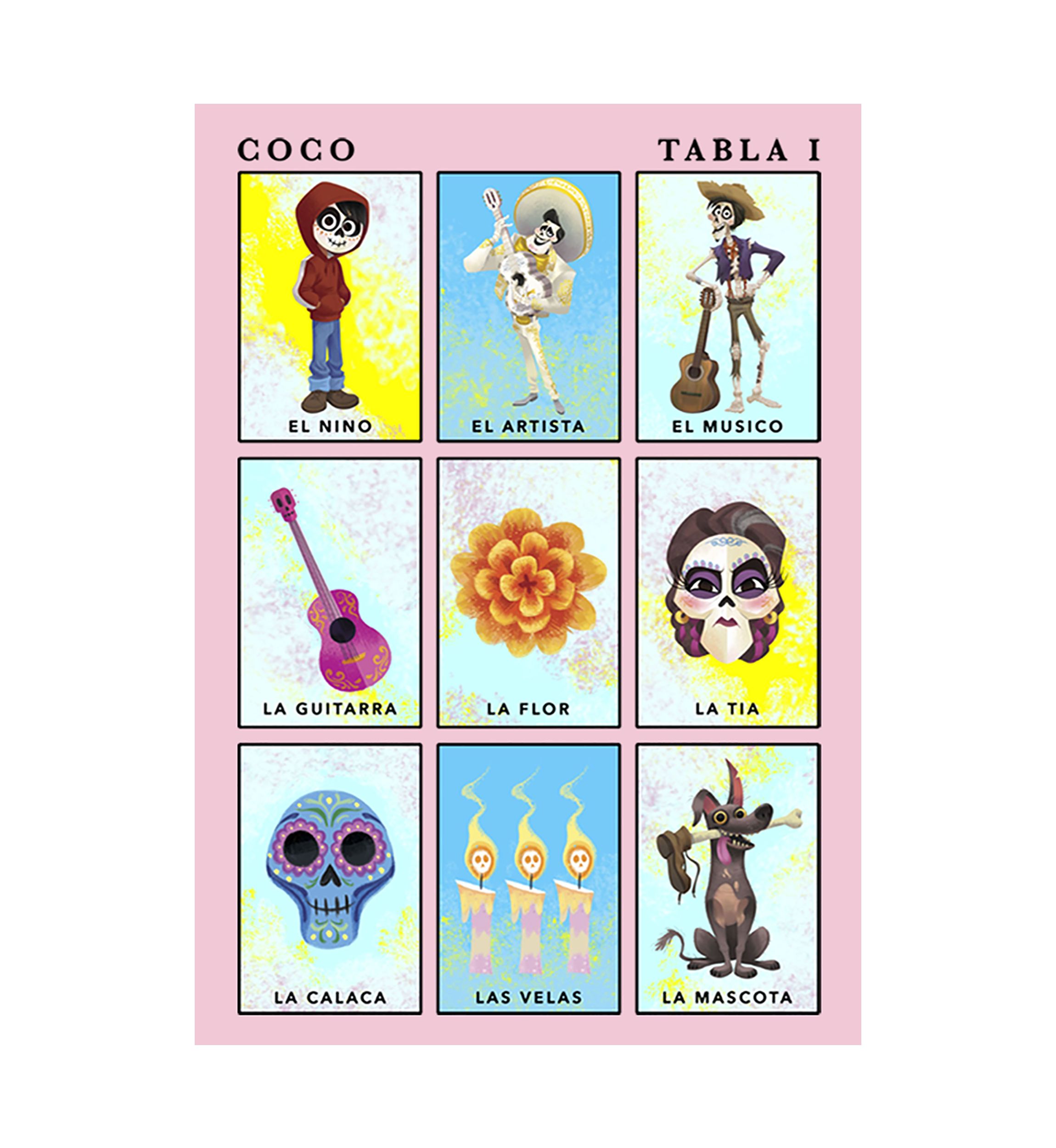 Girls 4-6x Coco Cards Graphic T-Shirt