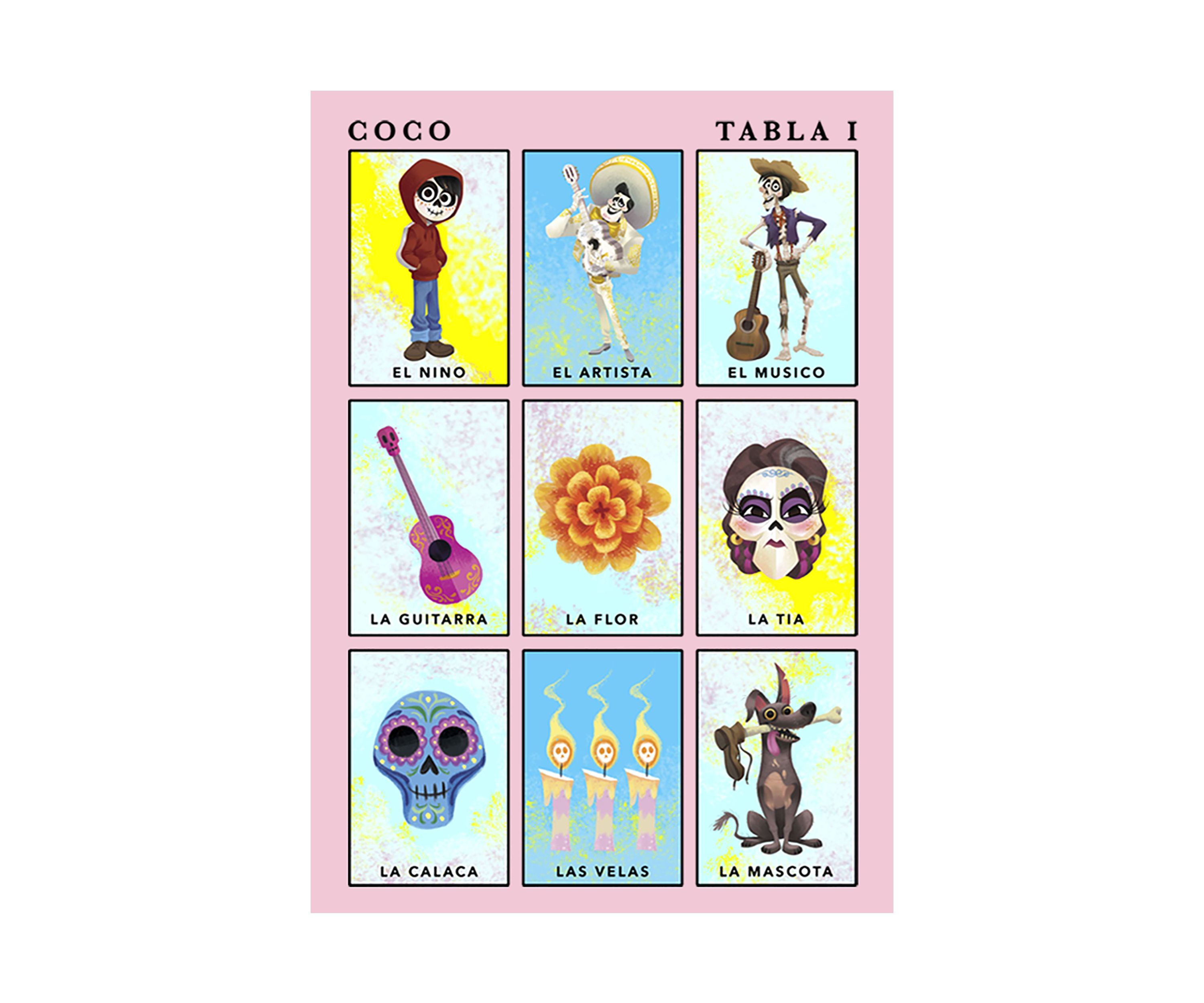 Girls 4-6x Coco Cards Graphic T-Shirt