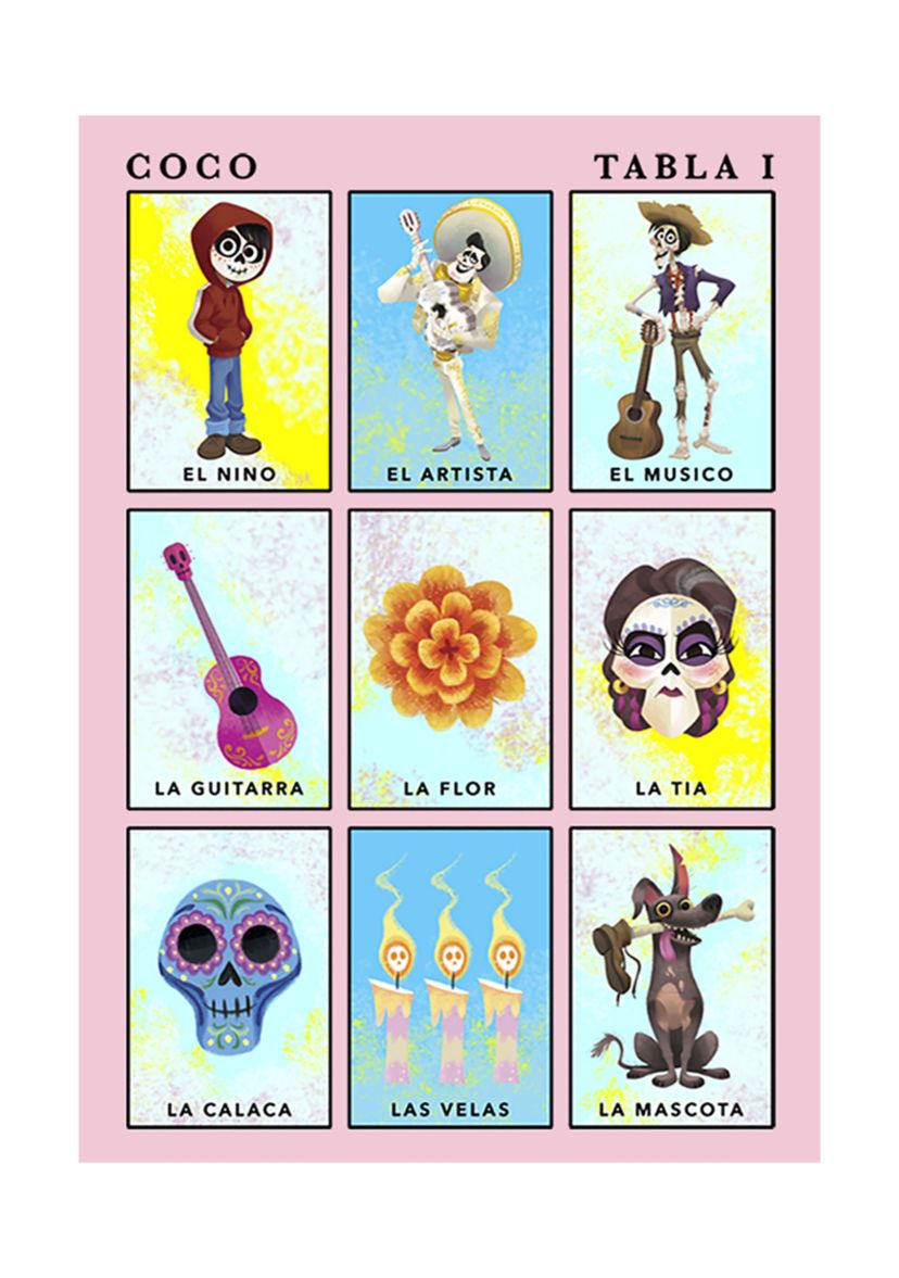 Girls 4-6x Coco Cards Graphic T-Shirt