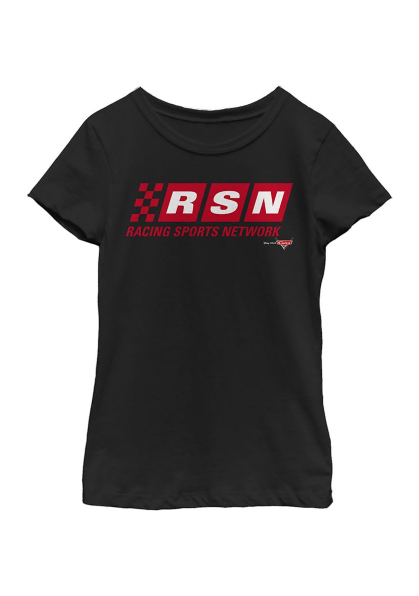 Girls 4-6x  Racing Sports Network Graphic Top