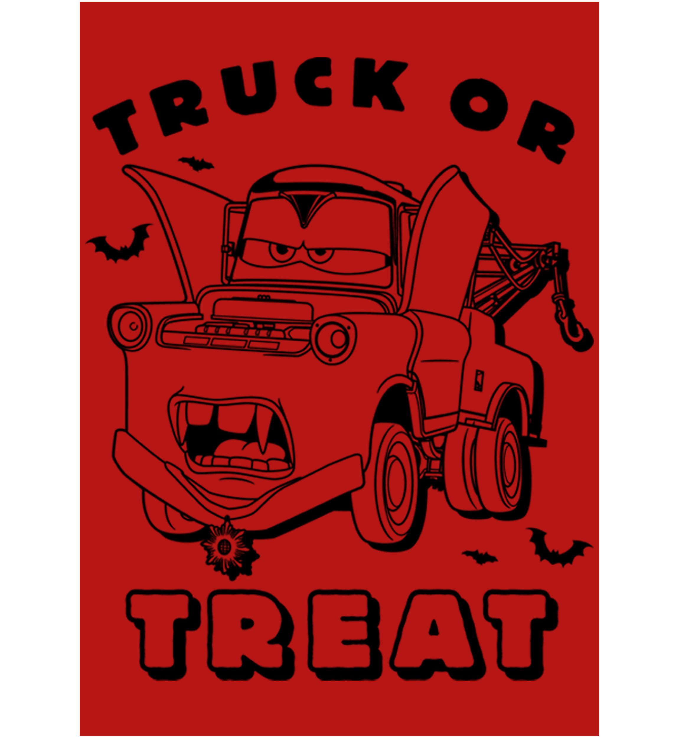 Girls 4-6x  Truck Or Treat Graphic Top