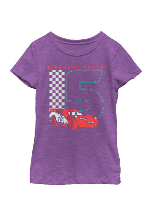 Disney® Girls 4-6x Birthday Racer Graphic T-Shirt