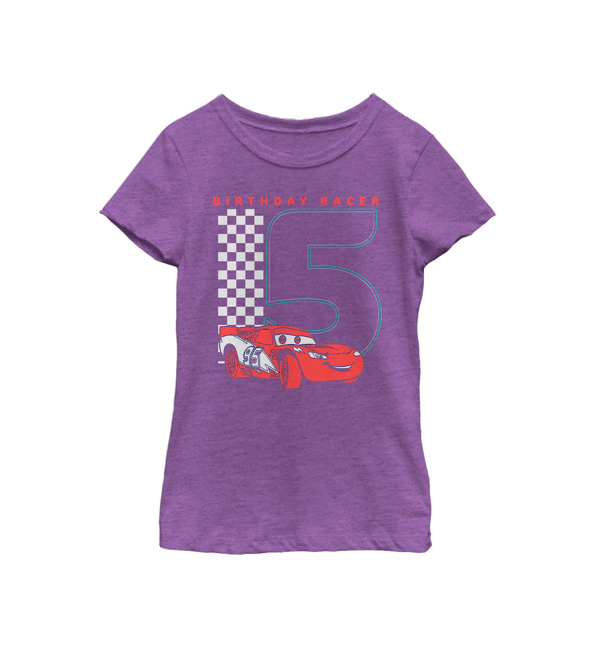 Girls 4-6x Birthday Racer Graphic T-Shirt