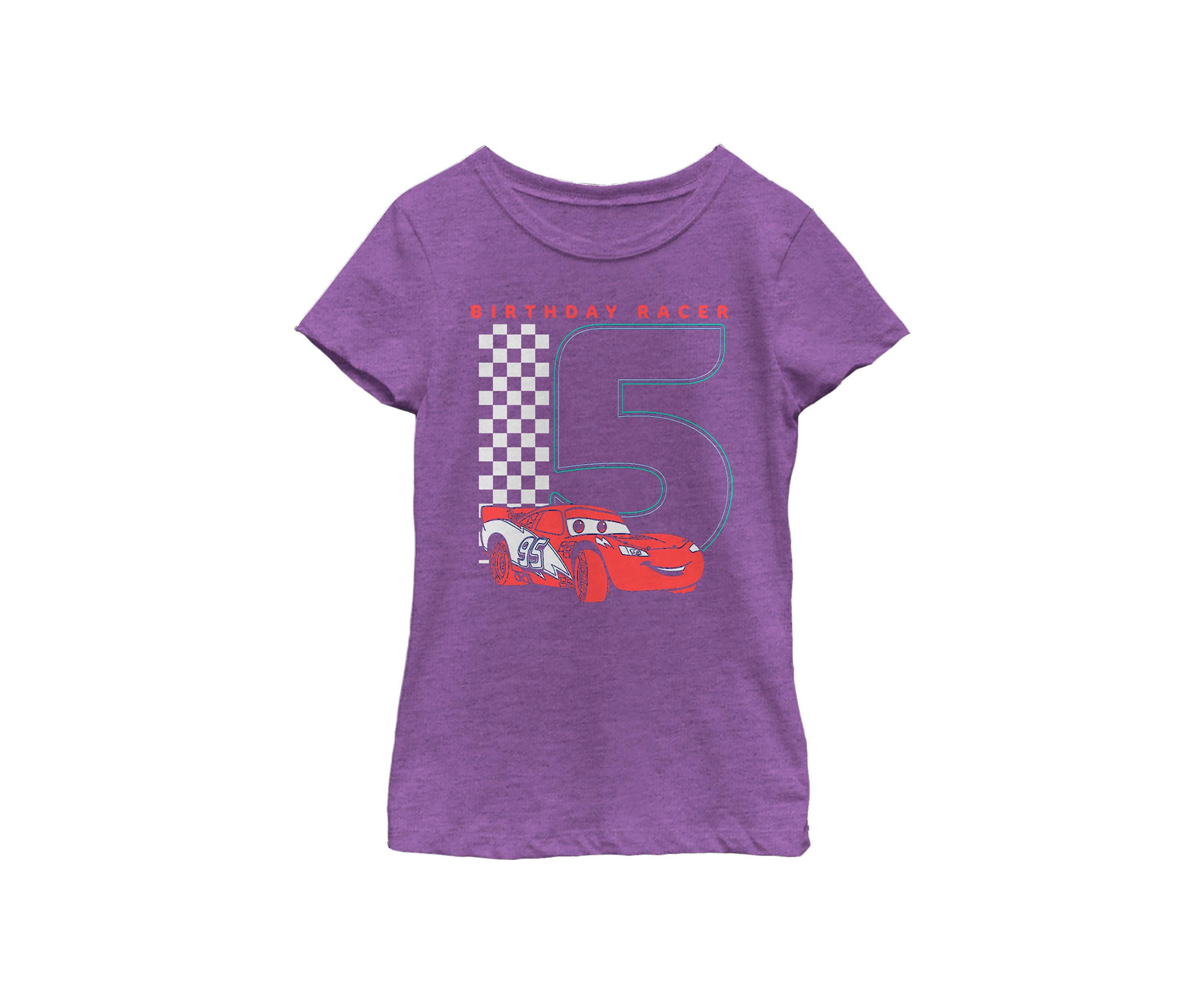 Girls 4-6x Birthday Racer Graphic T-Shirt