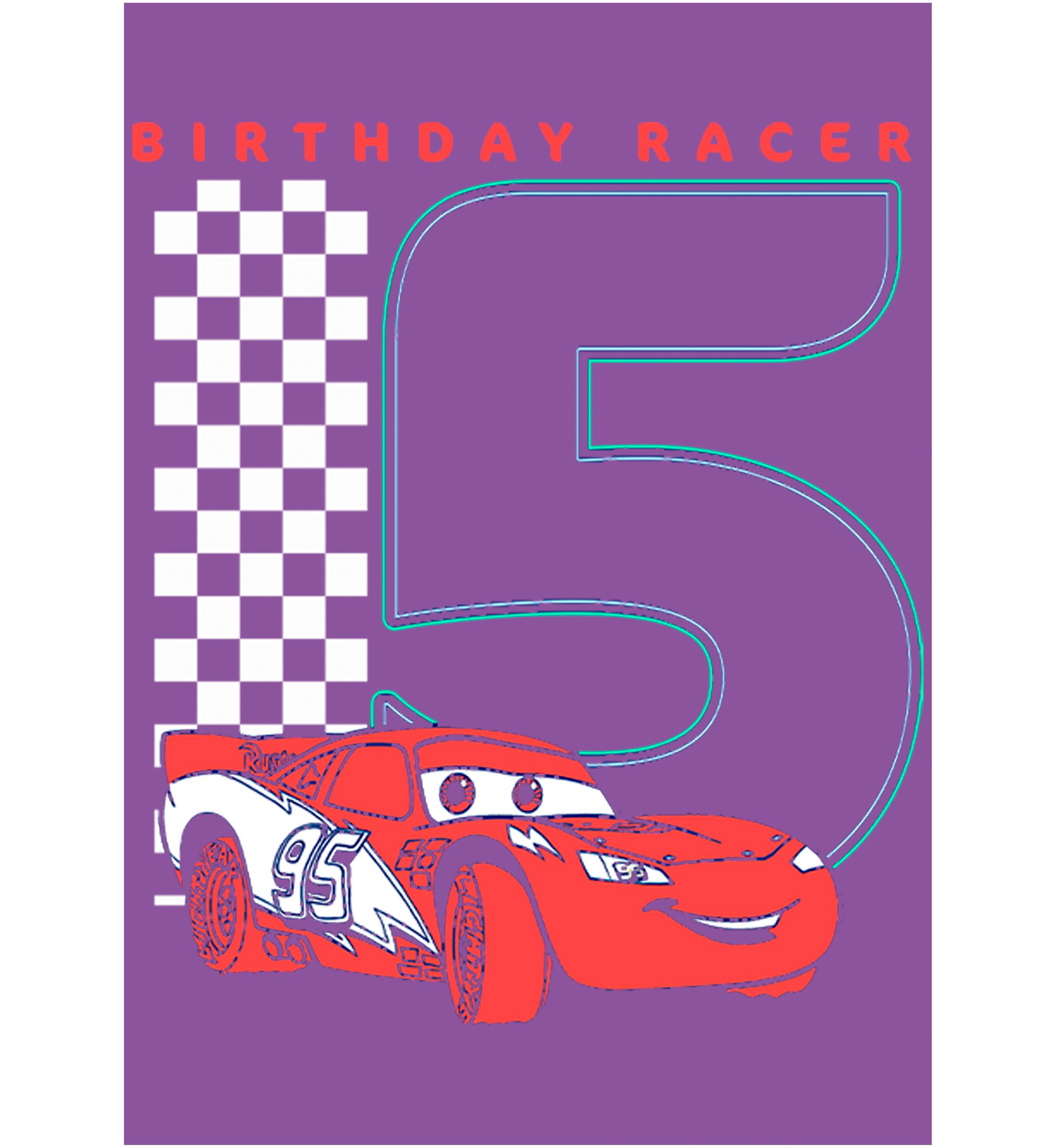 Girls 4-6x Birthday Racer Graphic T-Shirt